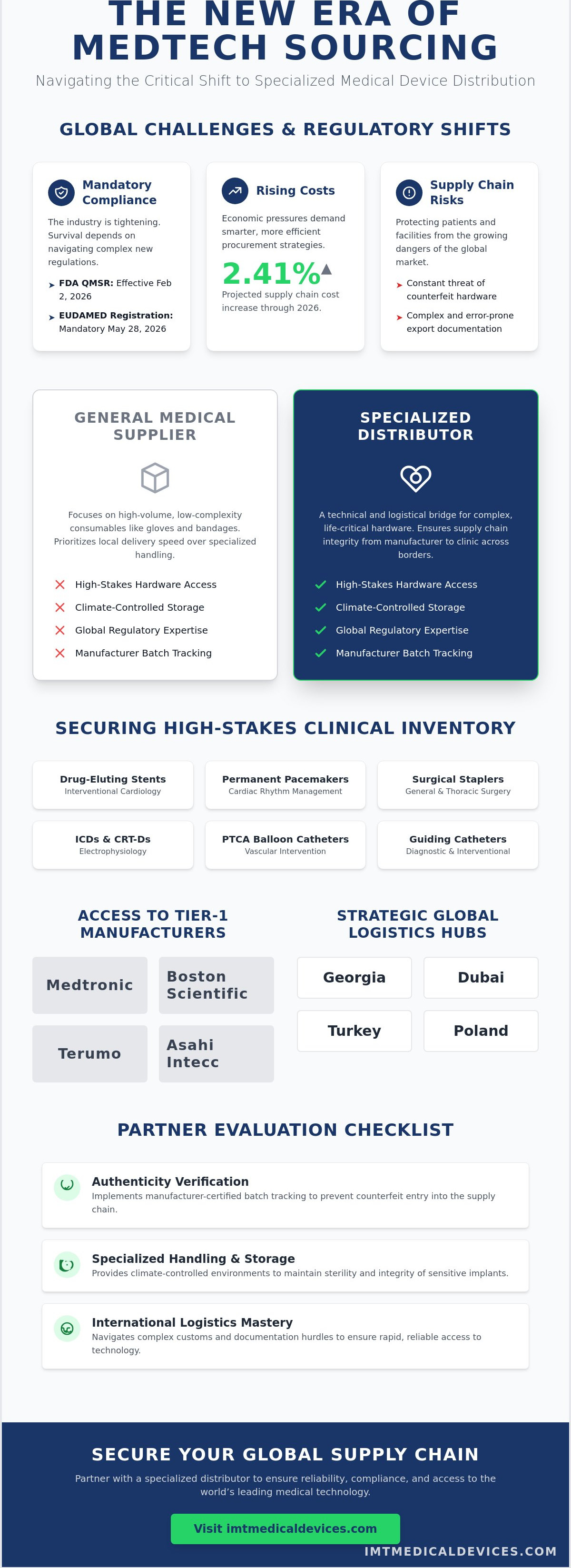 Medical device distributor
