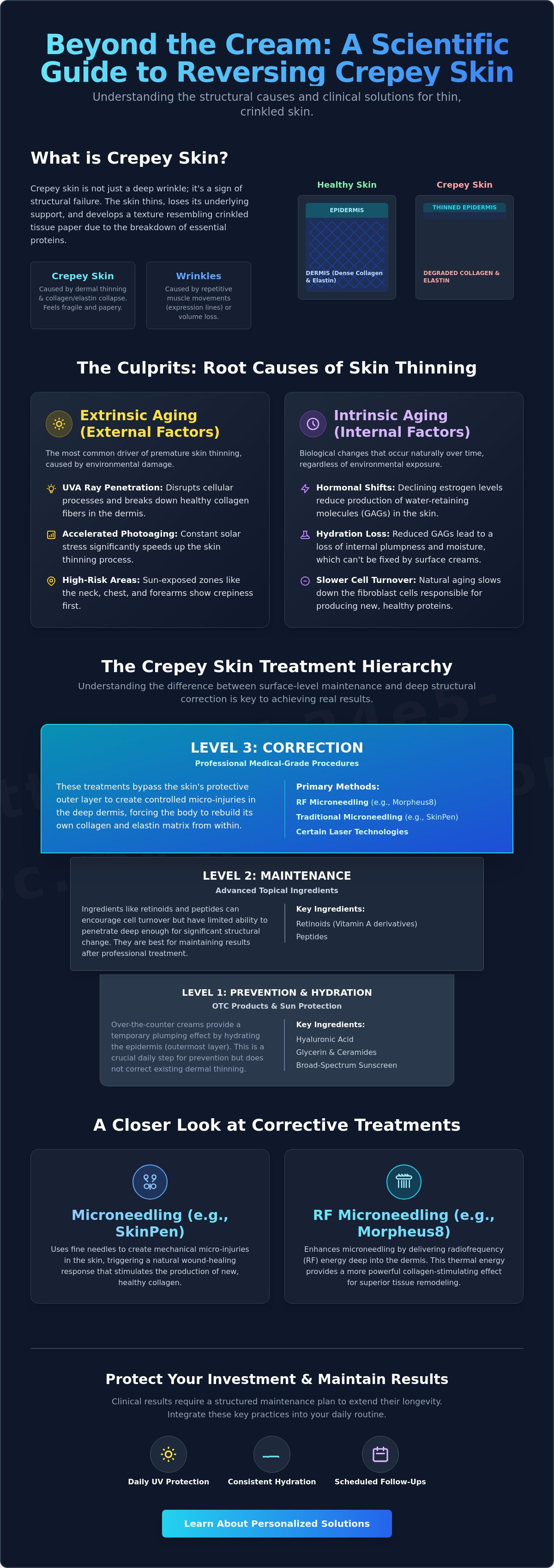Best treatment for crepey skin