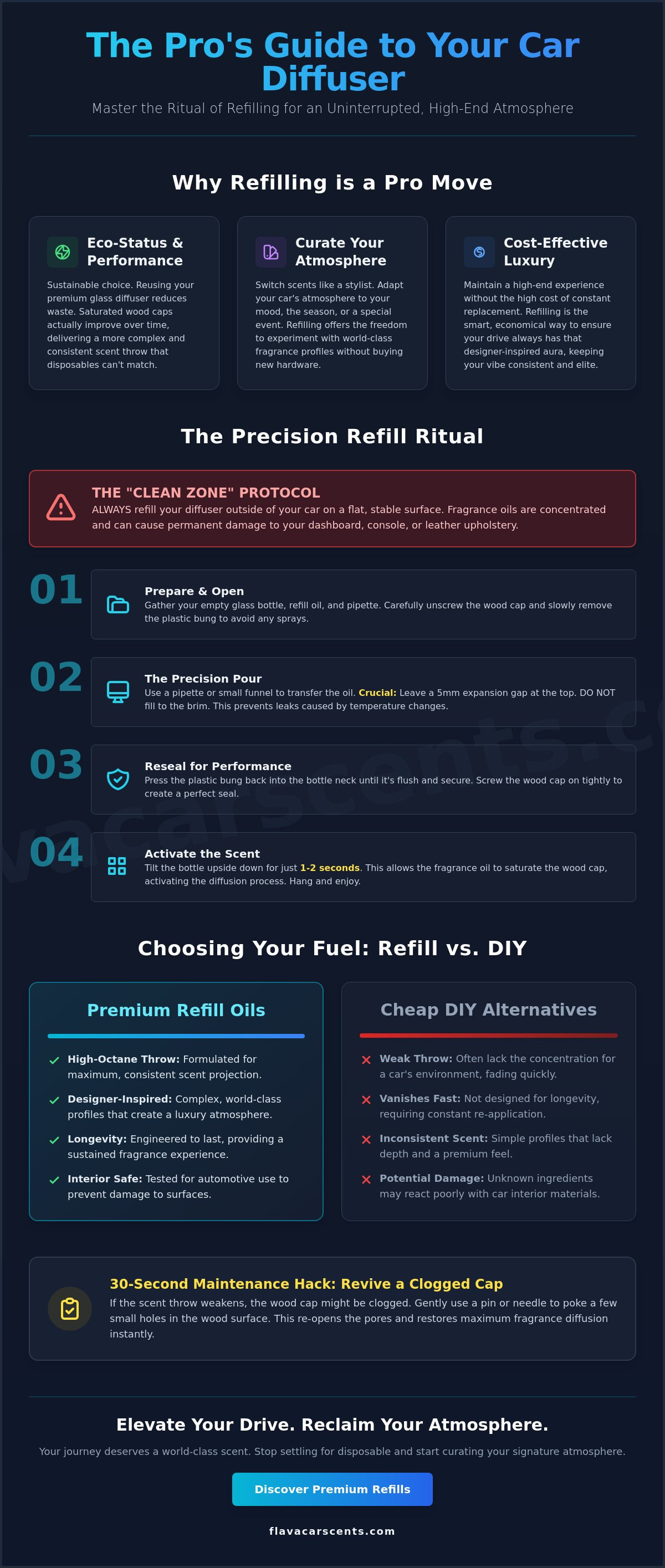 How to use a car perfume diffuser