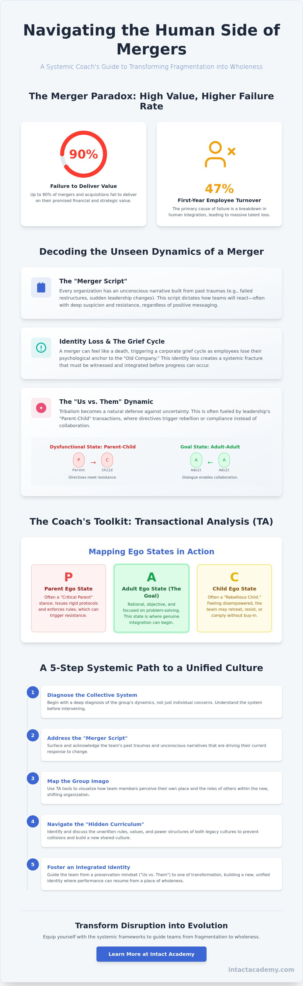How to coach a team through a merger