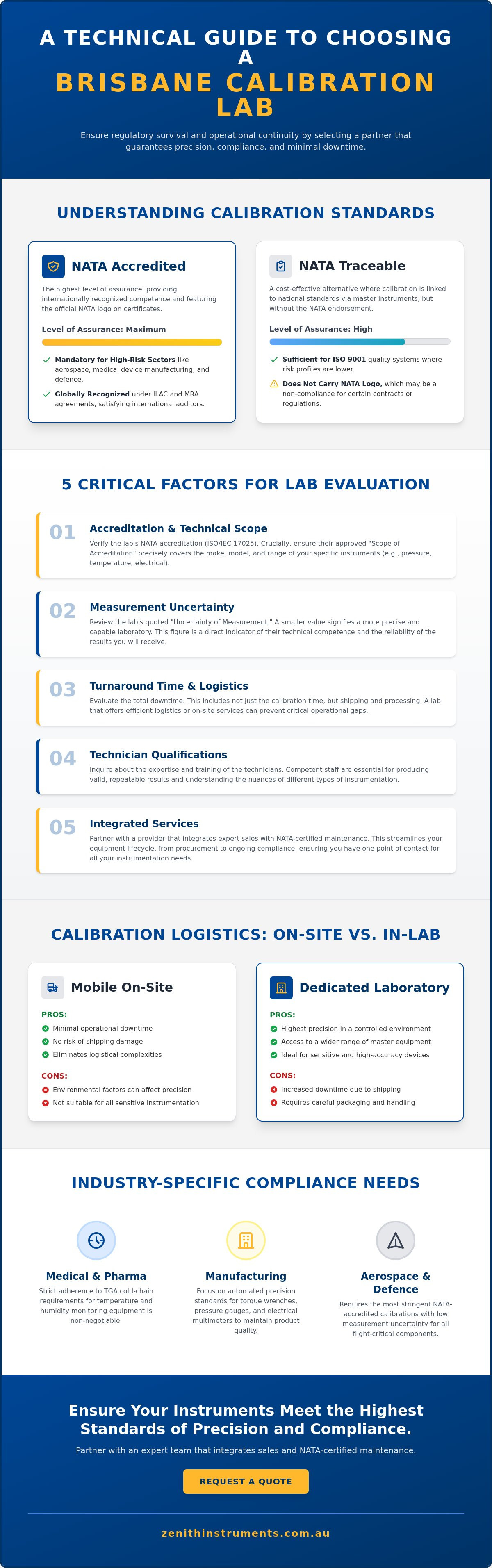 Choosing a reliable calibration lab brisbane