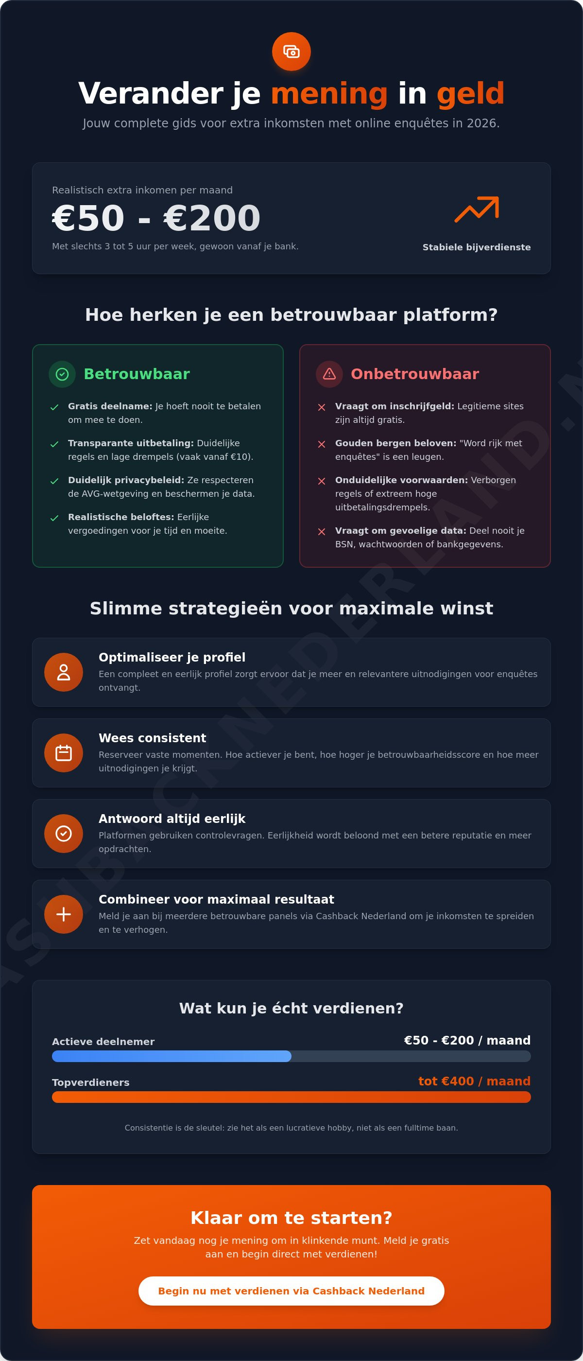 Meer verdienen met enquêtes