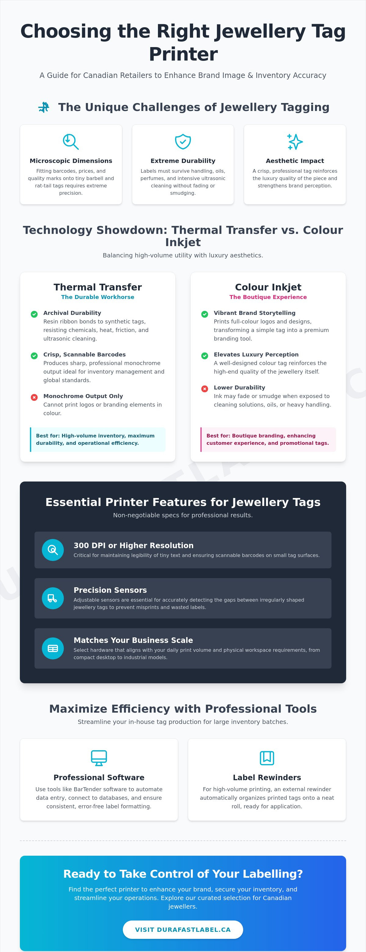 Choosing a jewellery tag printer