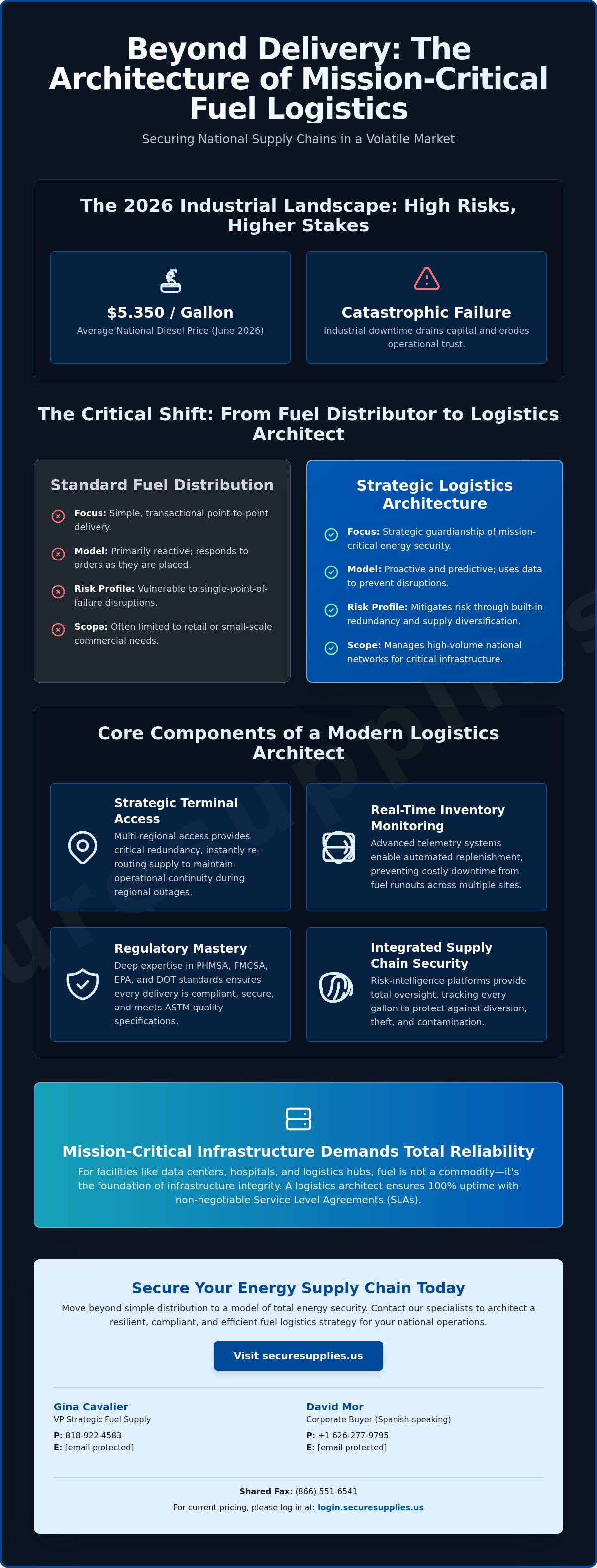 Bulk fuel logistics companies