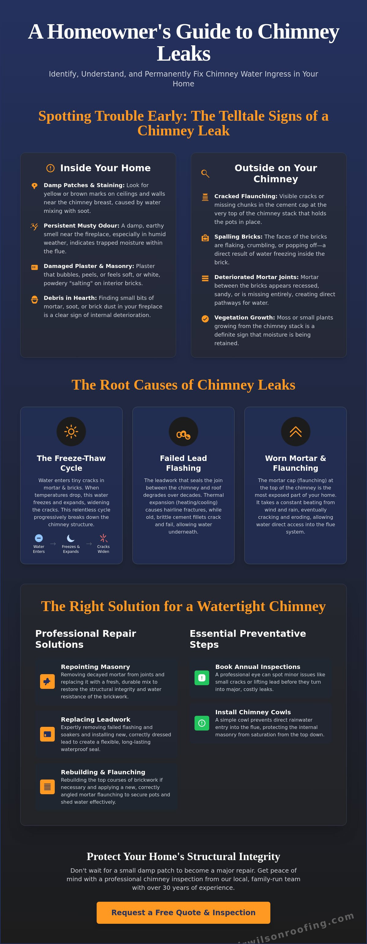Chimney leak repair Norwich