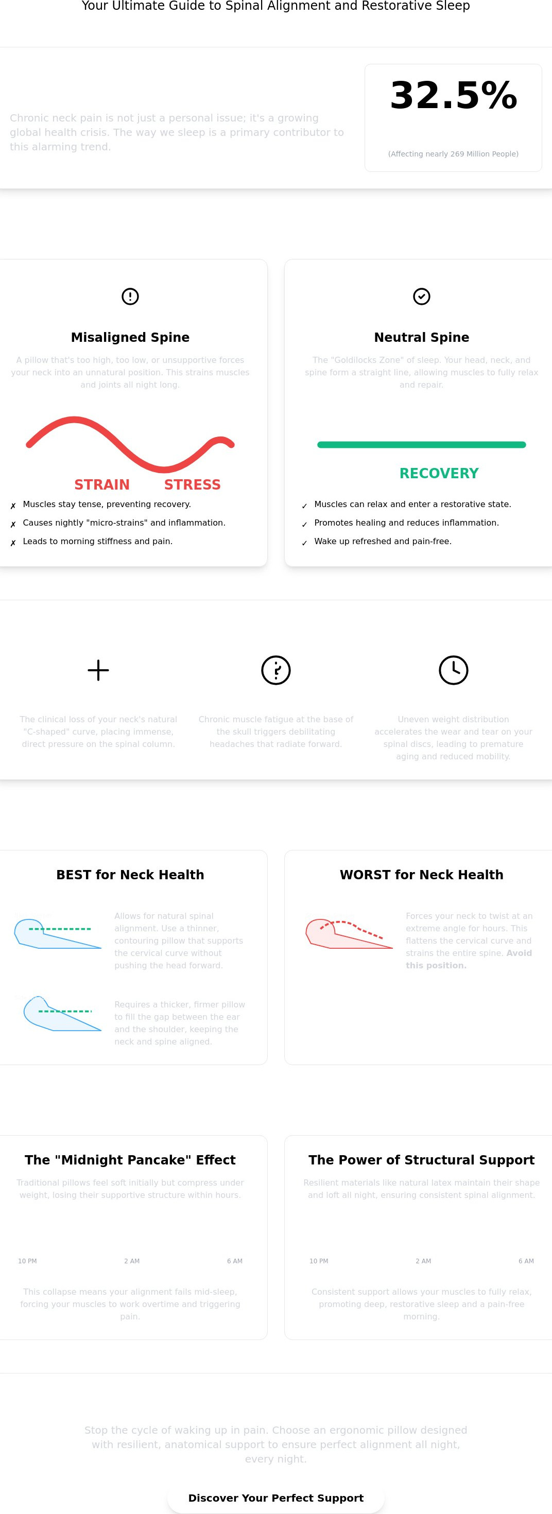 How sleep posture affects neck health