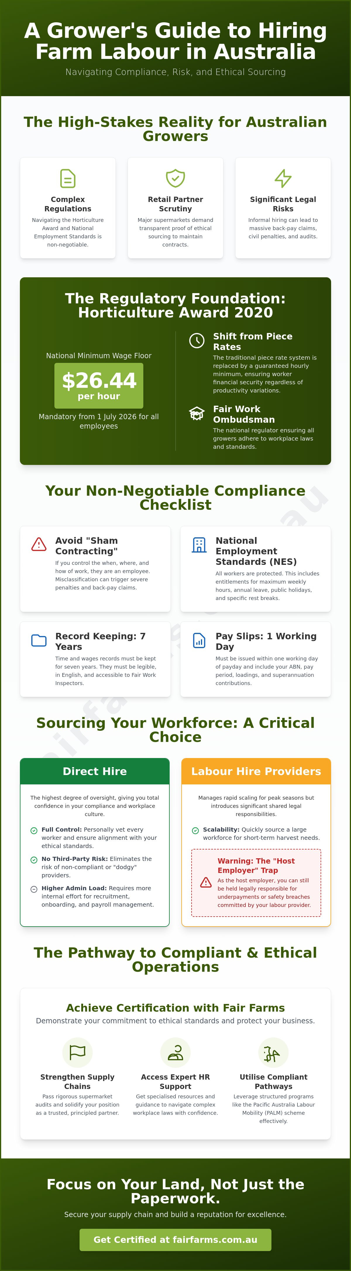How to hire farm workers in Australia