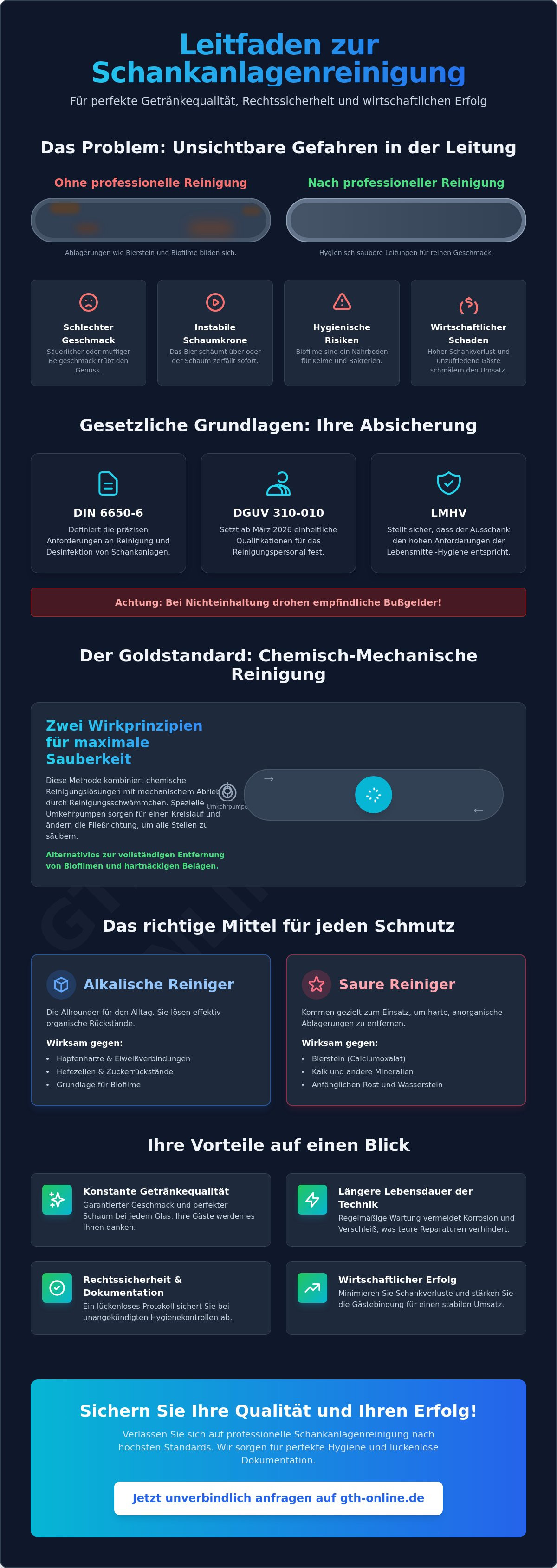 Schankanlagenreinigung