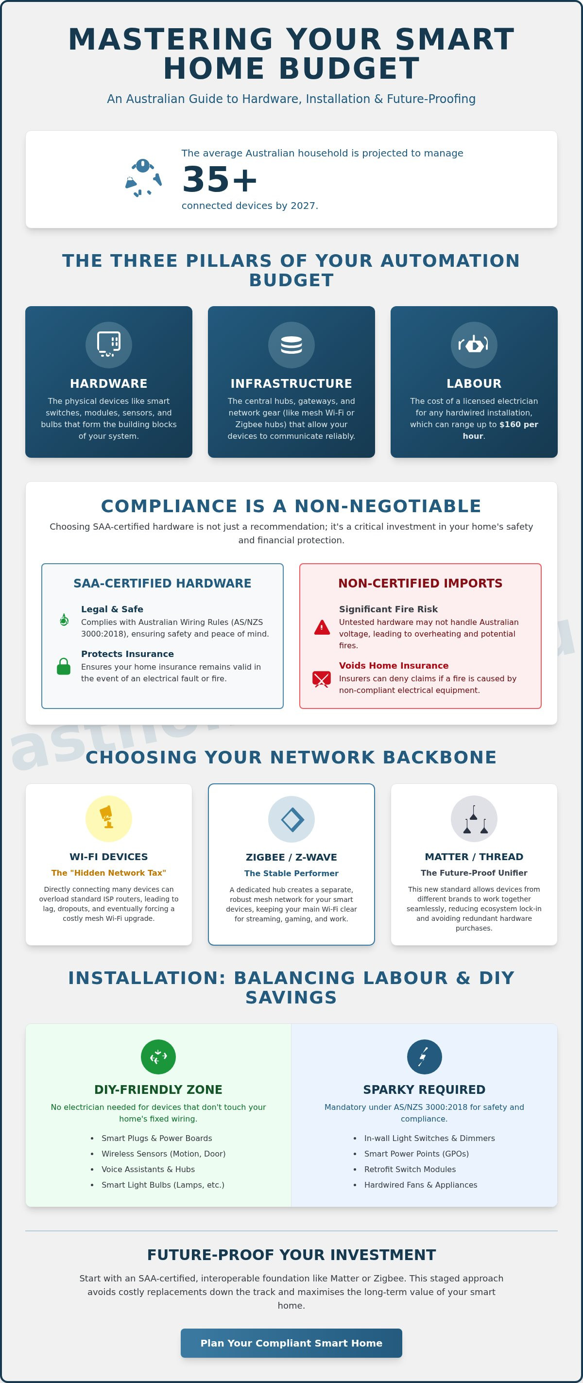 Cost of smart home equipment australia