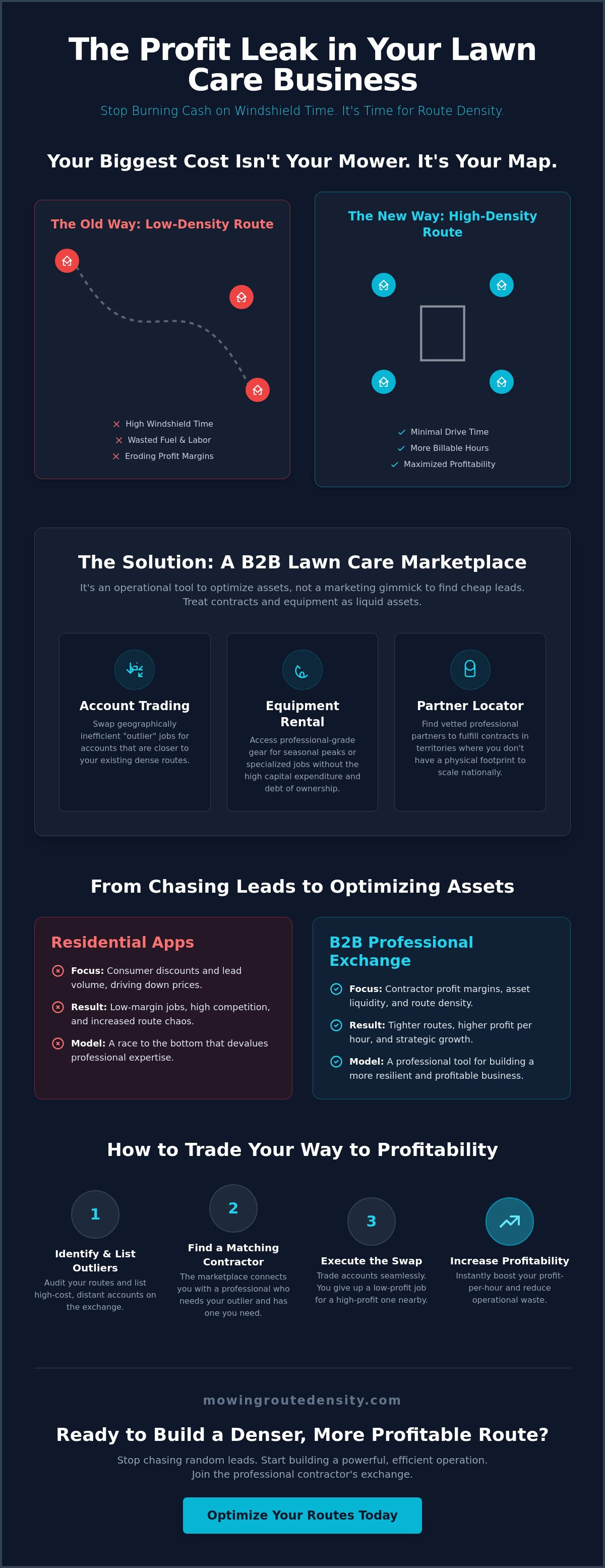 B2B lawn care marketplace