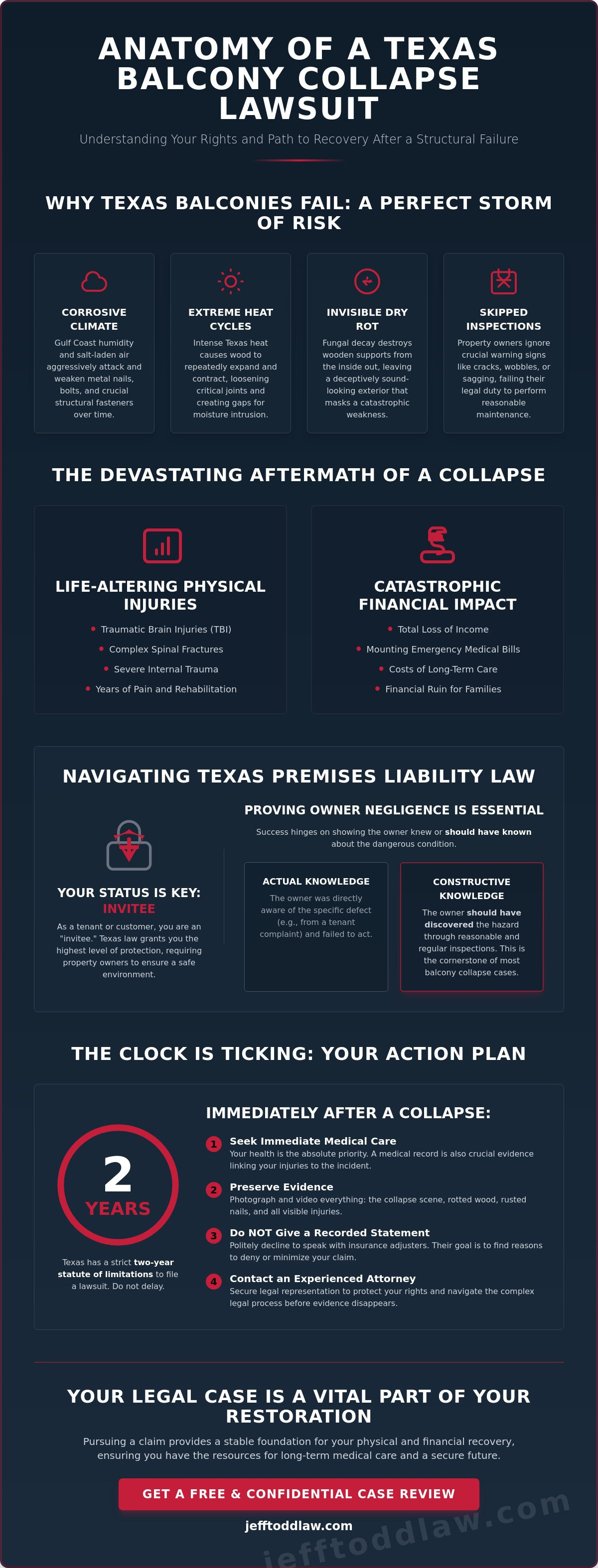 Balcony collapse lawsuit Texas