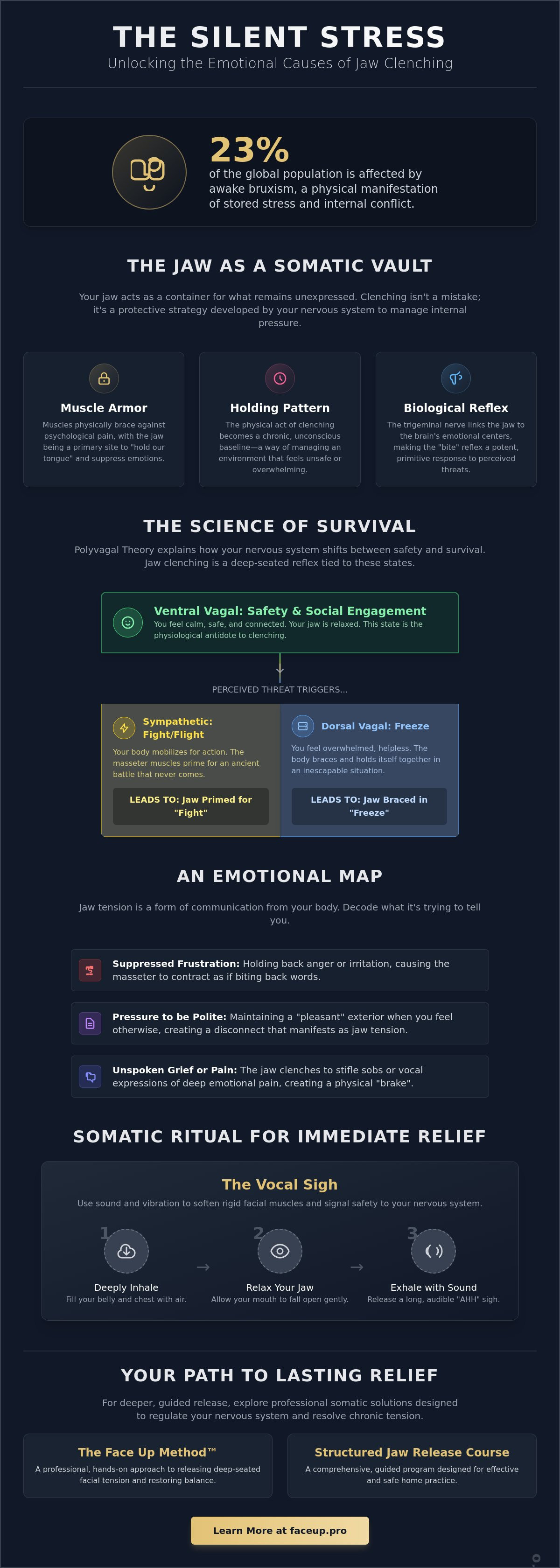 Emotional causes of jaw clenching