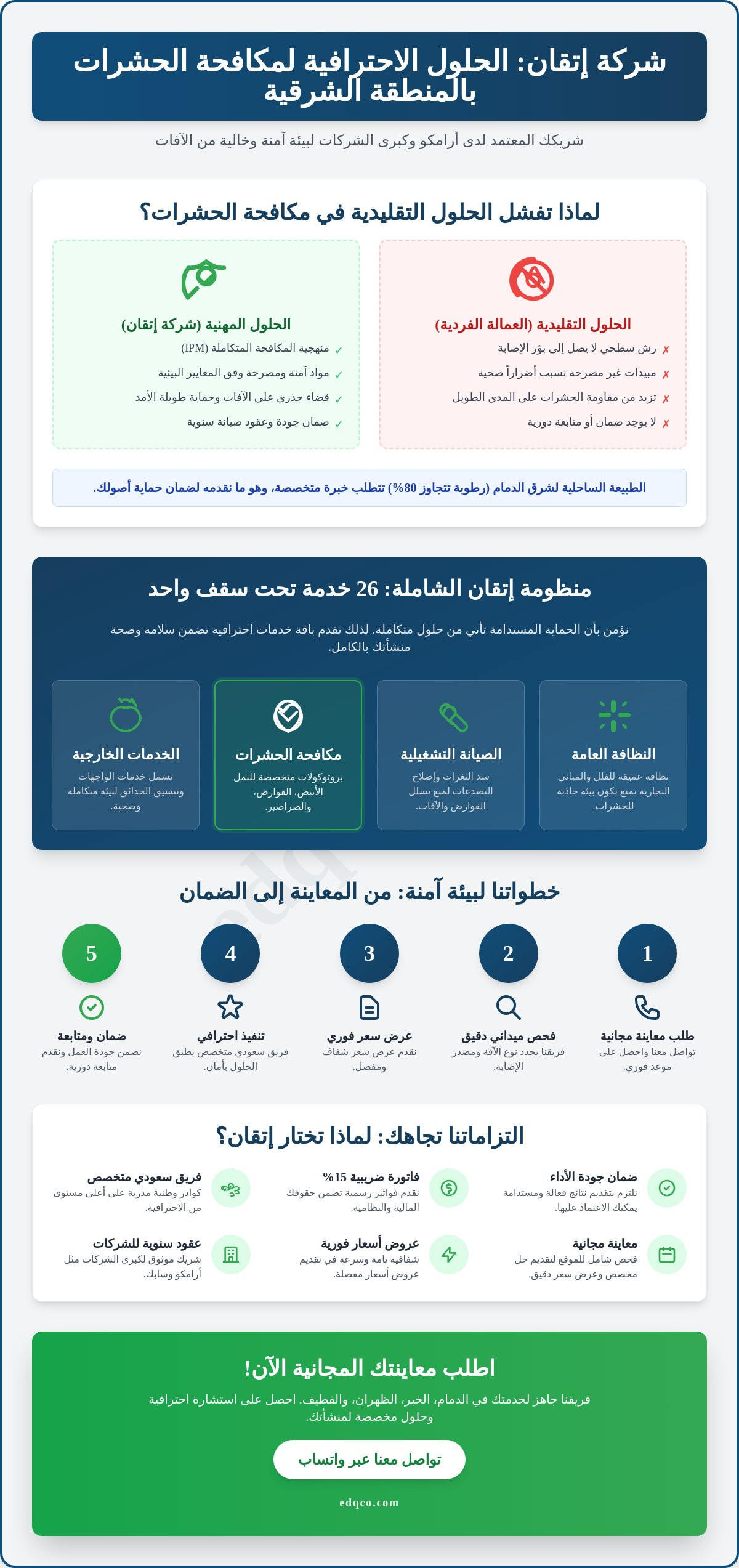 شركة مكافحة حشرات شرق الدمام
