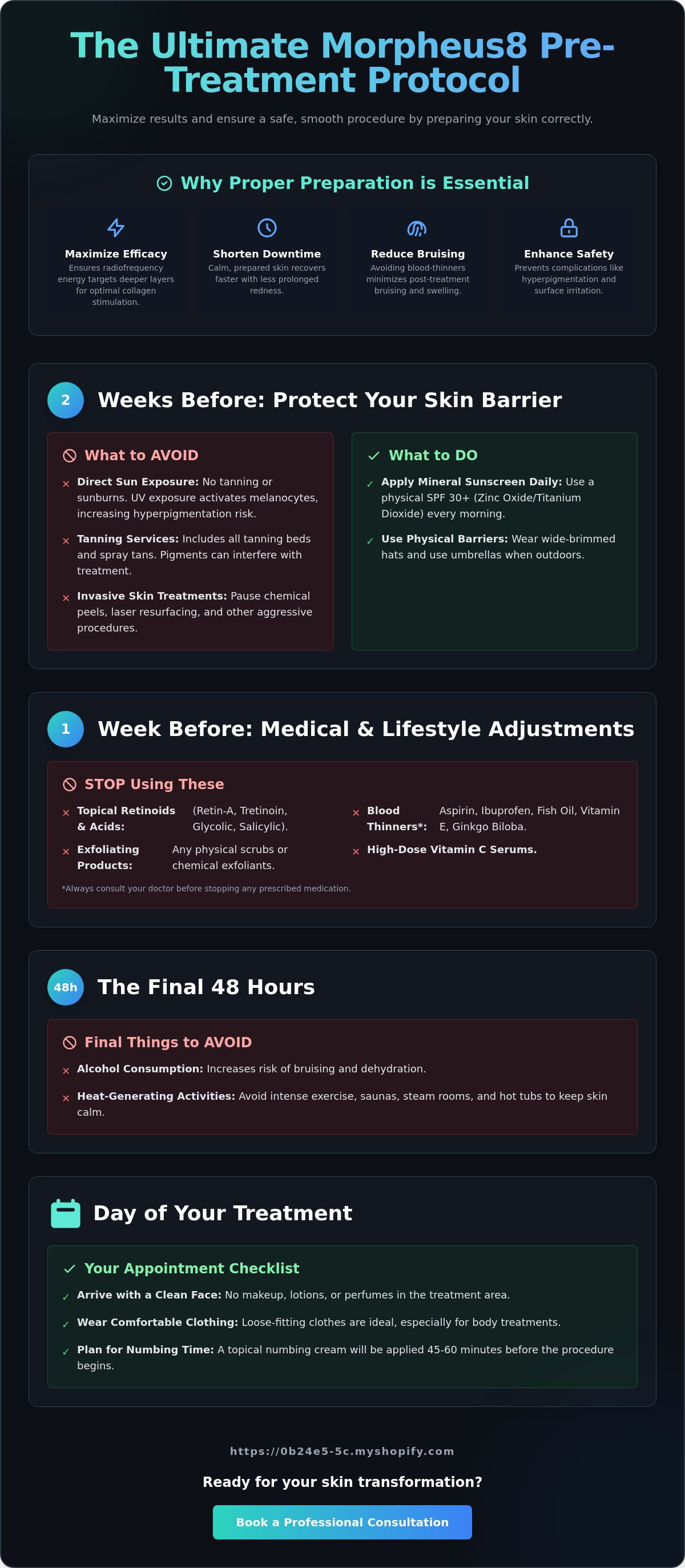 What to do before morpheus8 treatment