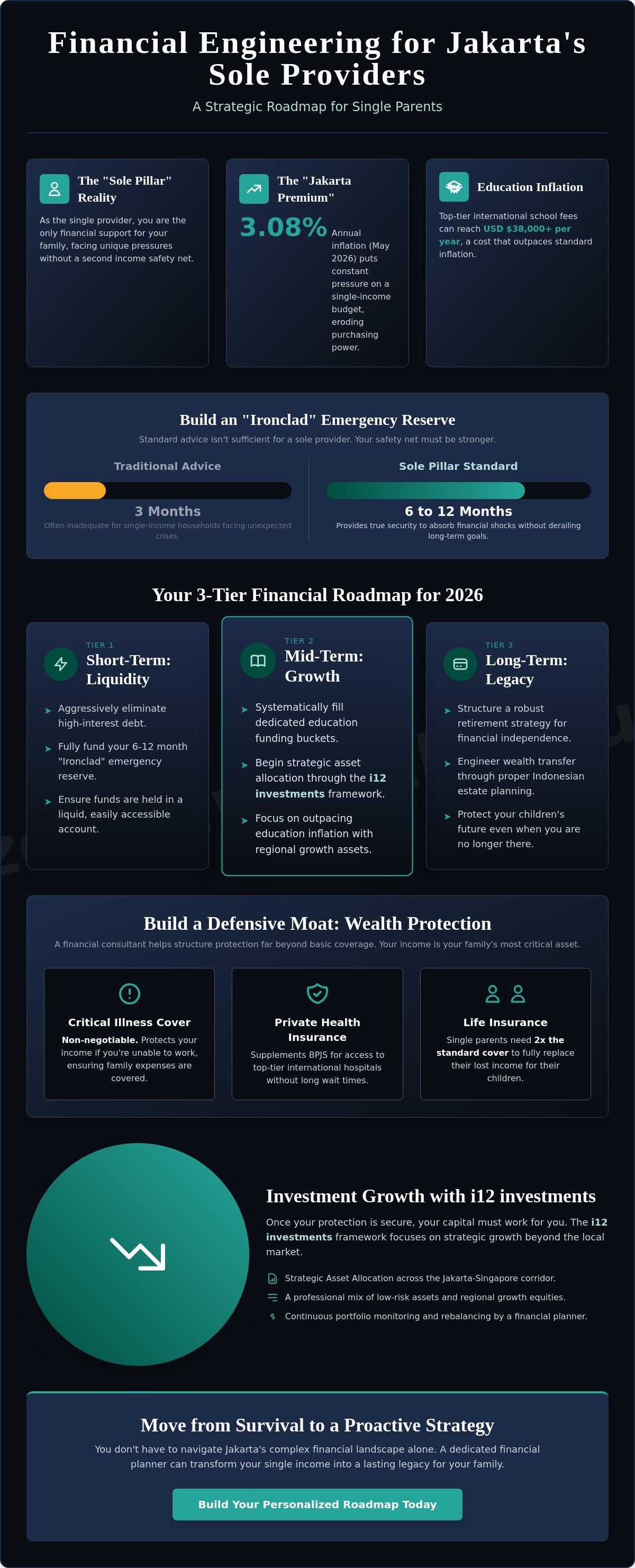 Managing finances as a single parent in Jakarta