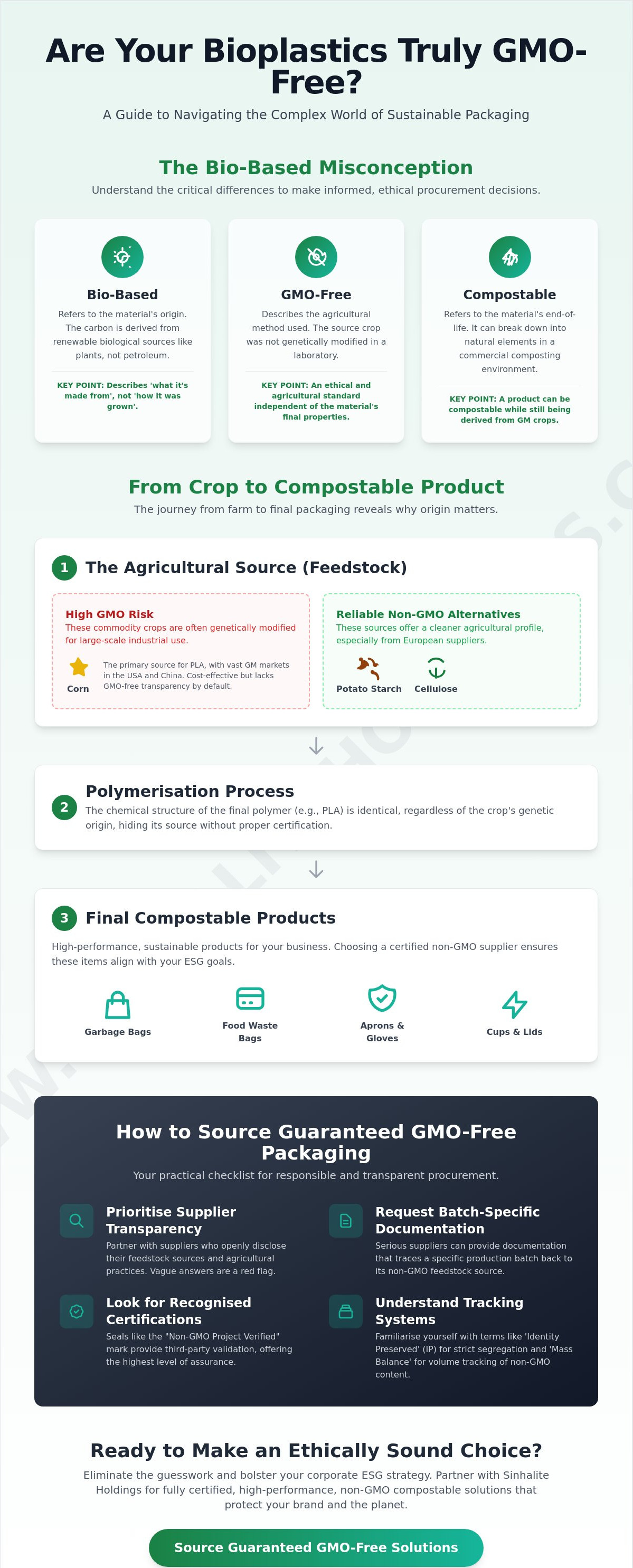 Are all bioplastics GMO-free