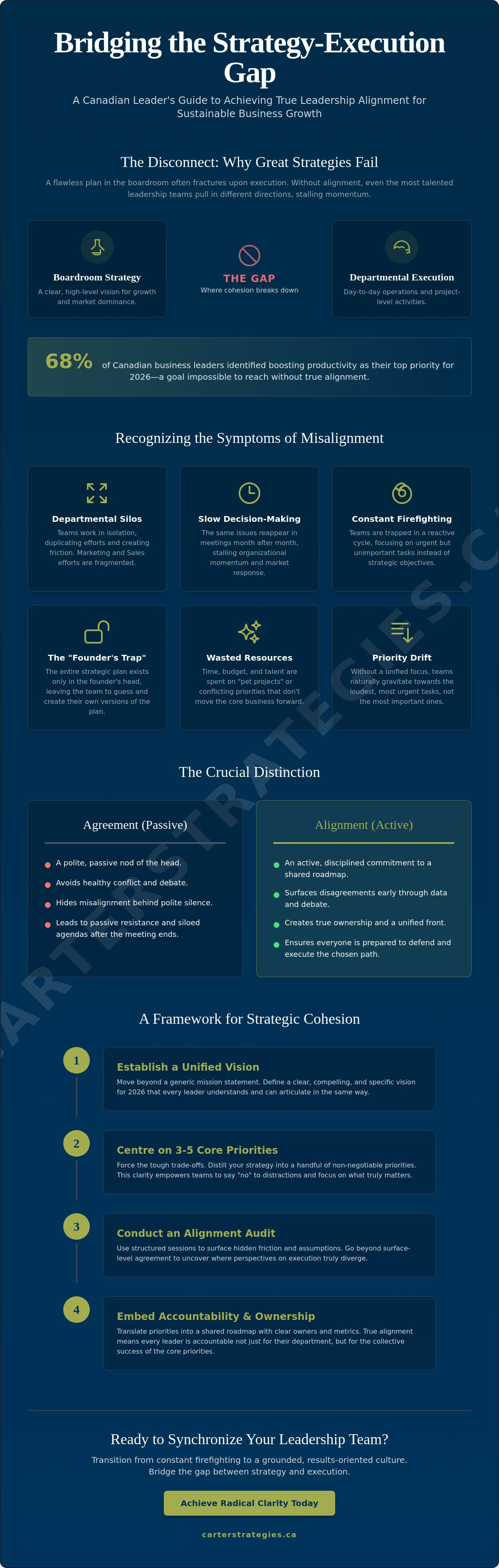Leadership alignment for business growth