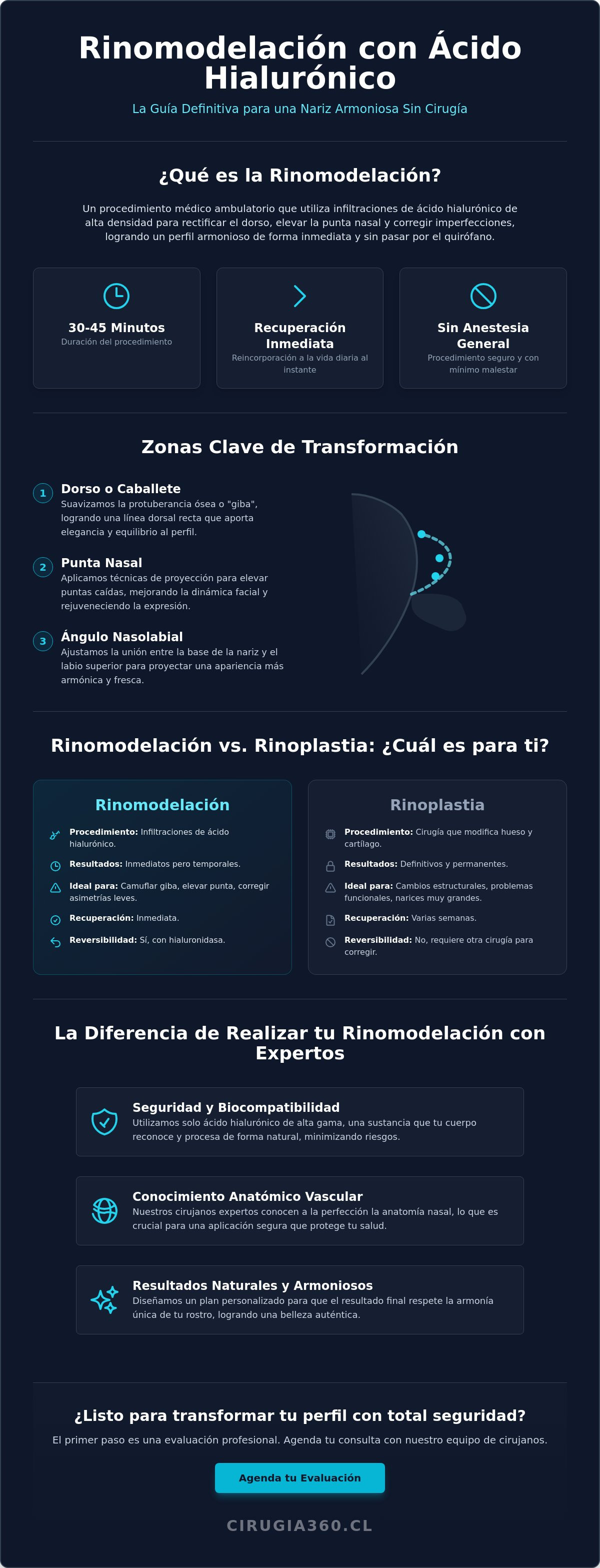 Rinomodelacion con acido hialuronico chile