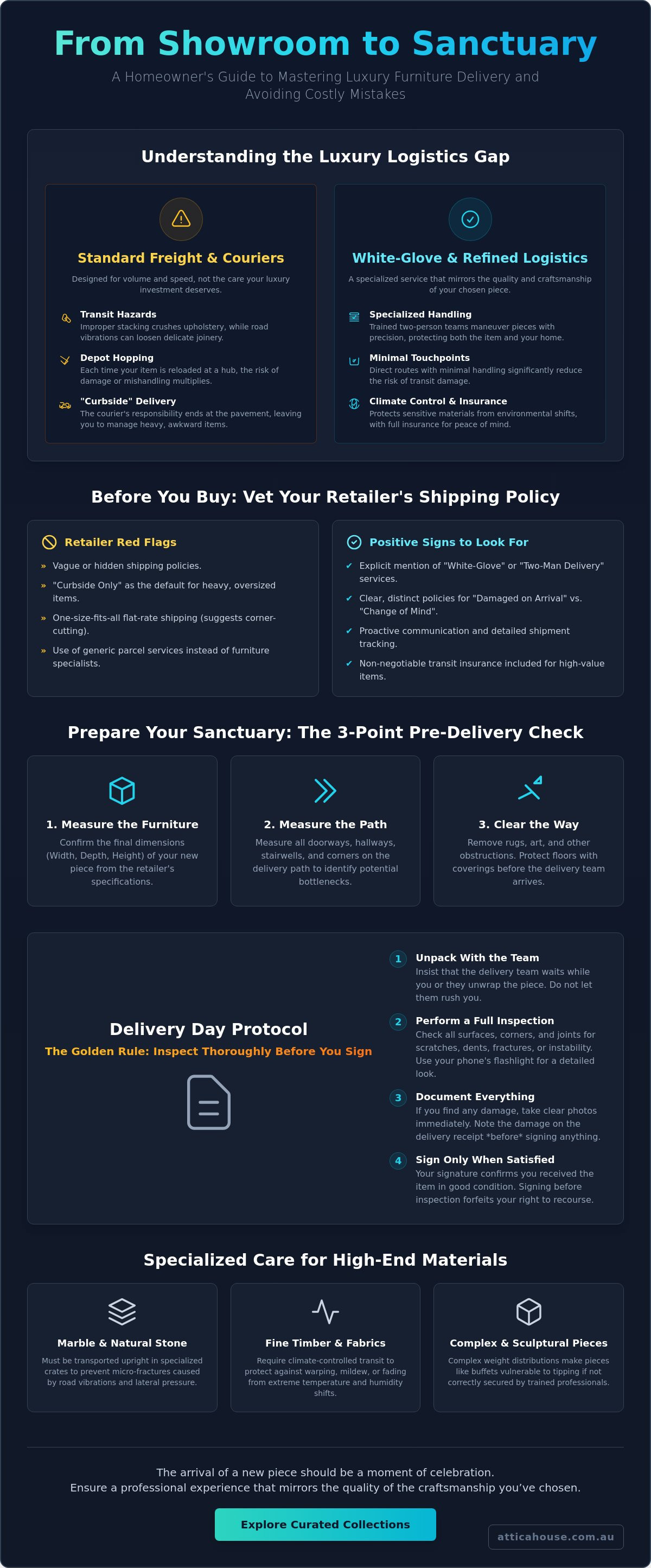 Avoiding furniture delivery horror stories