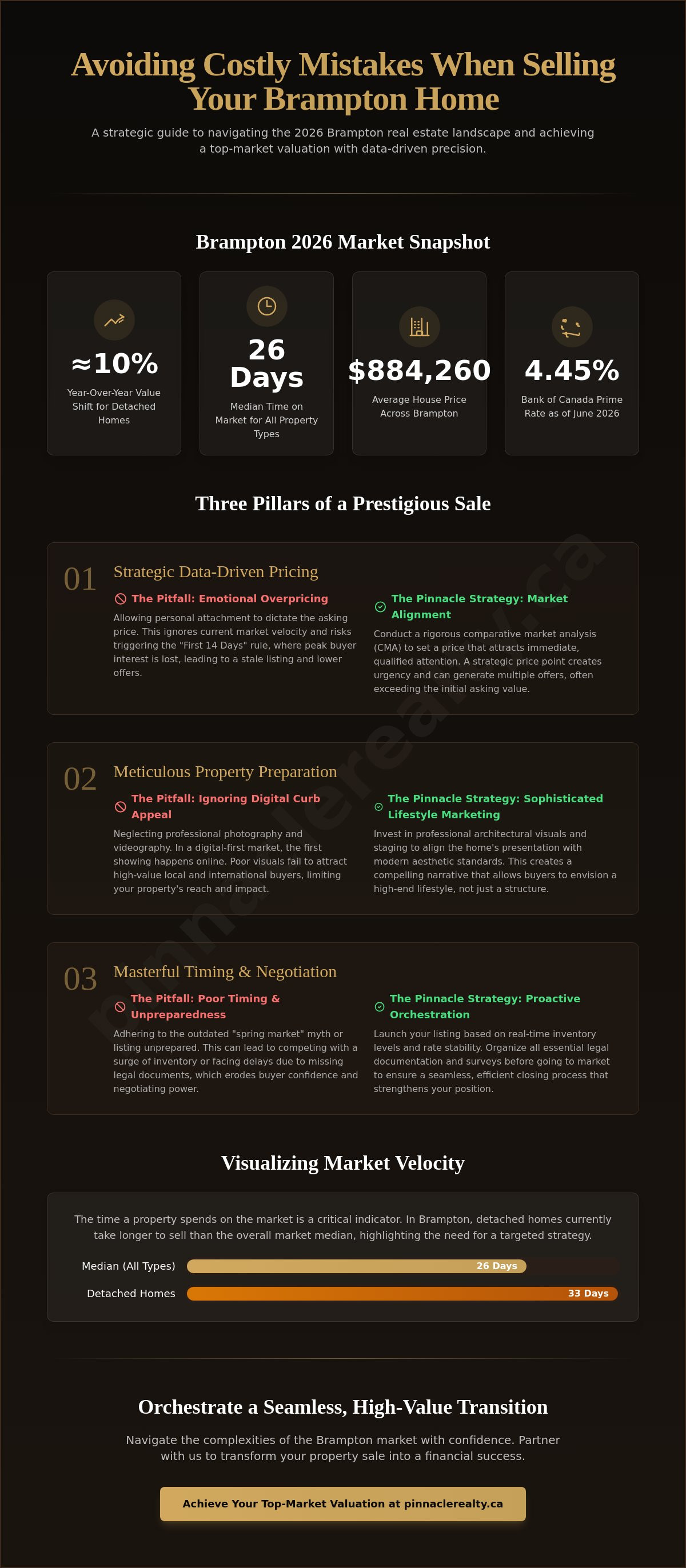 Mistakes to avoid when selling your home in Brampton
