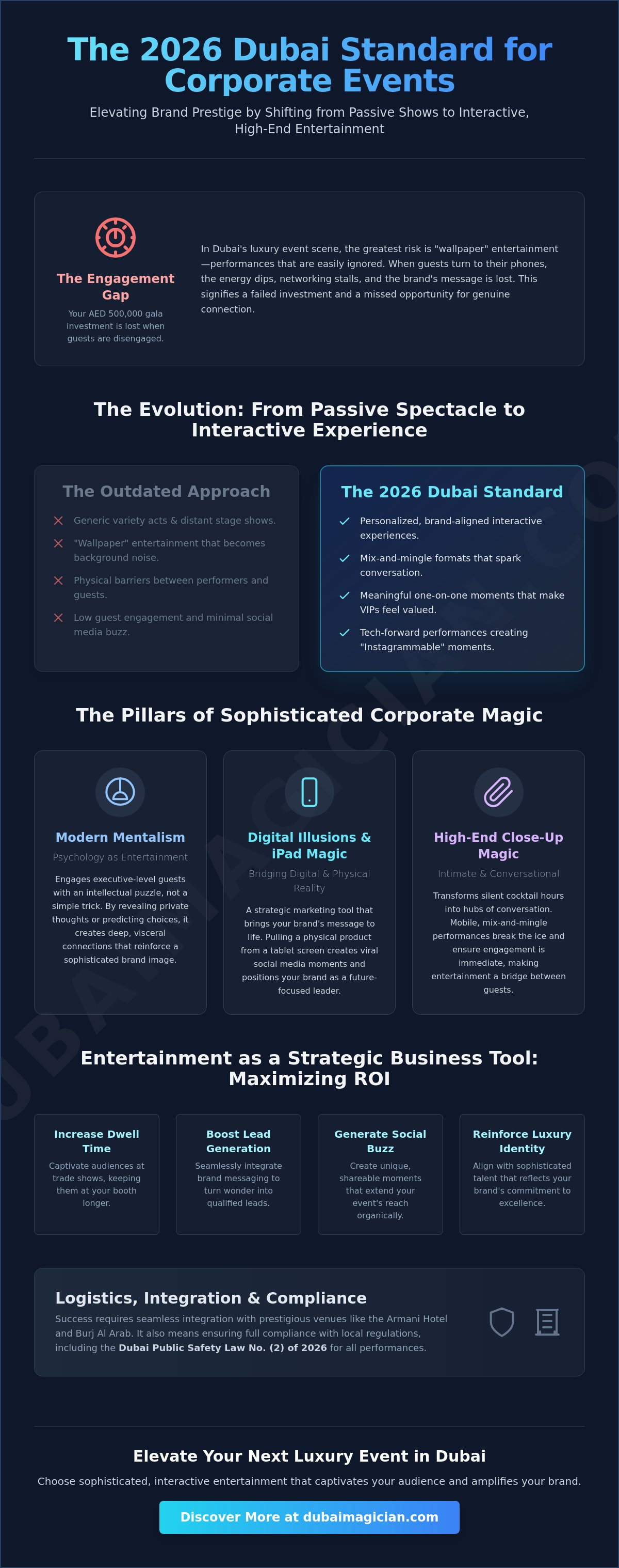 High-end corporate entertainment Dubai