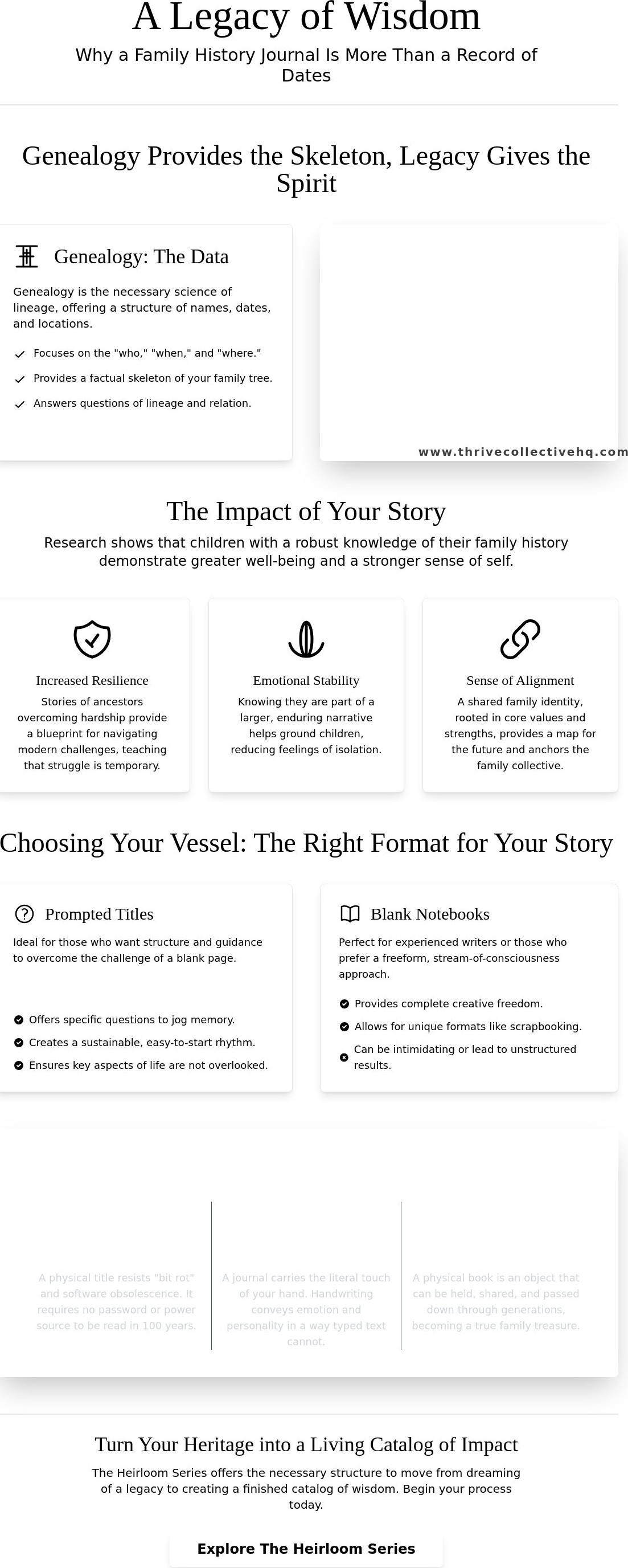 Why you should start a family history journal
