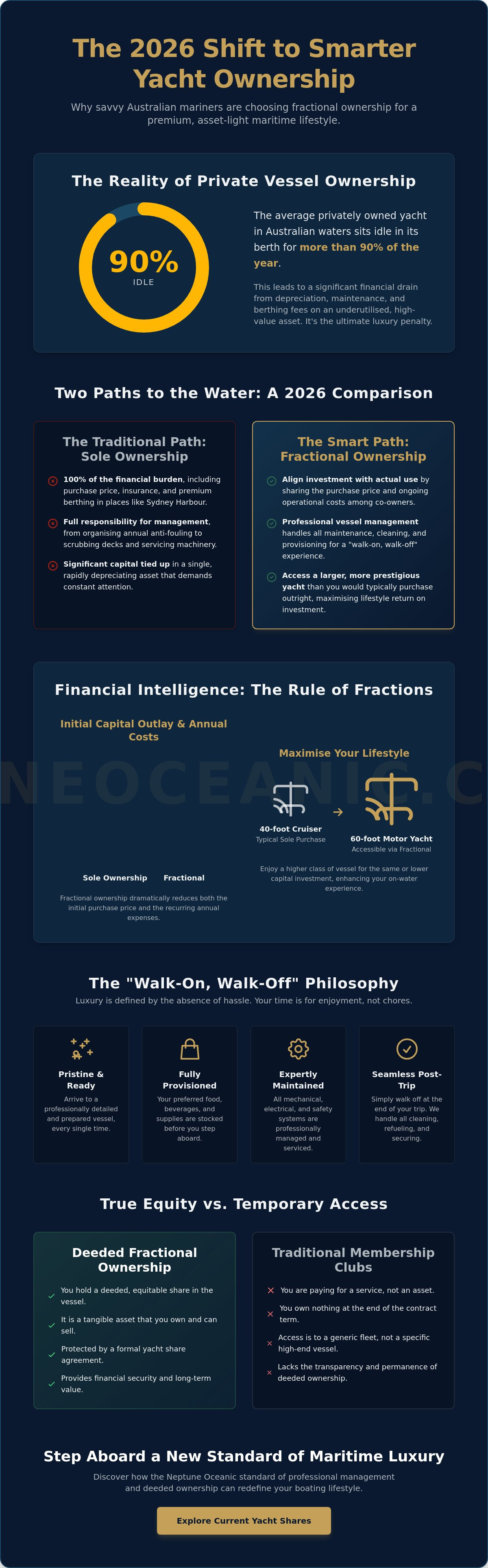 Fractional yacht ownership
