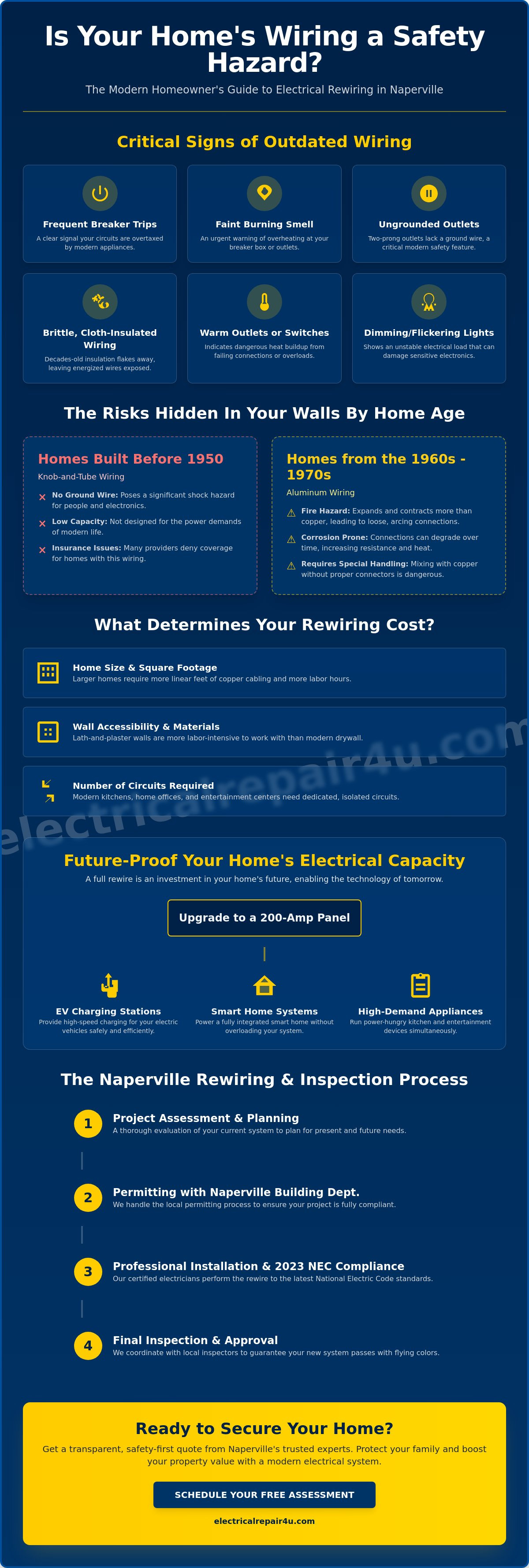 Cost to rewire a house Naperville