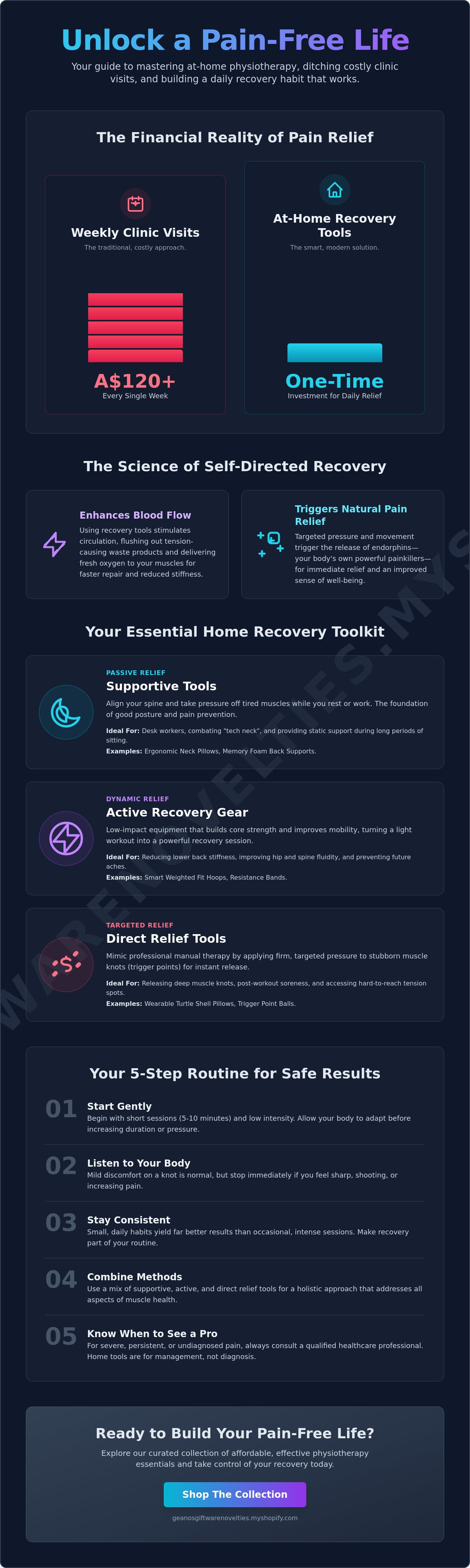 Physiotherapy pain relief tools