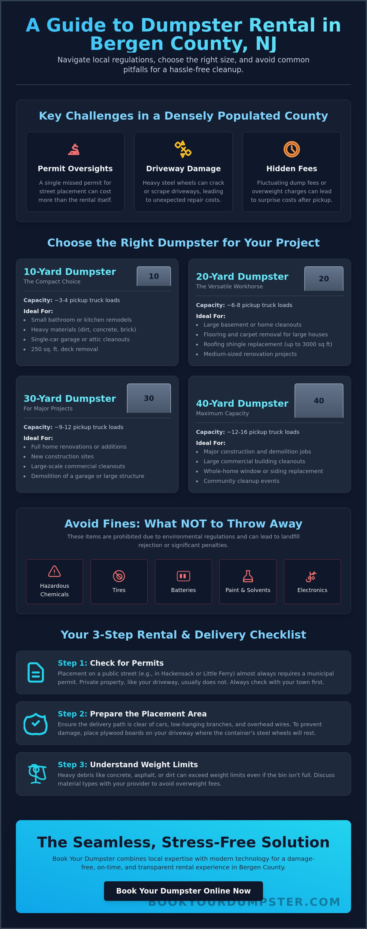 Dumpster rental bergen county nj