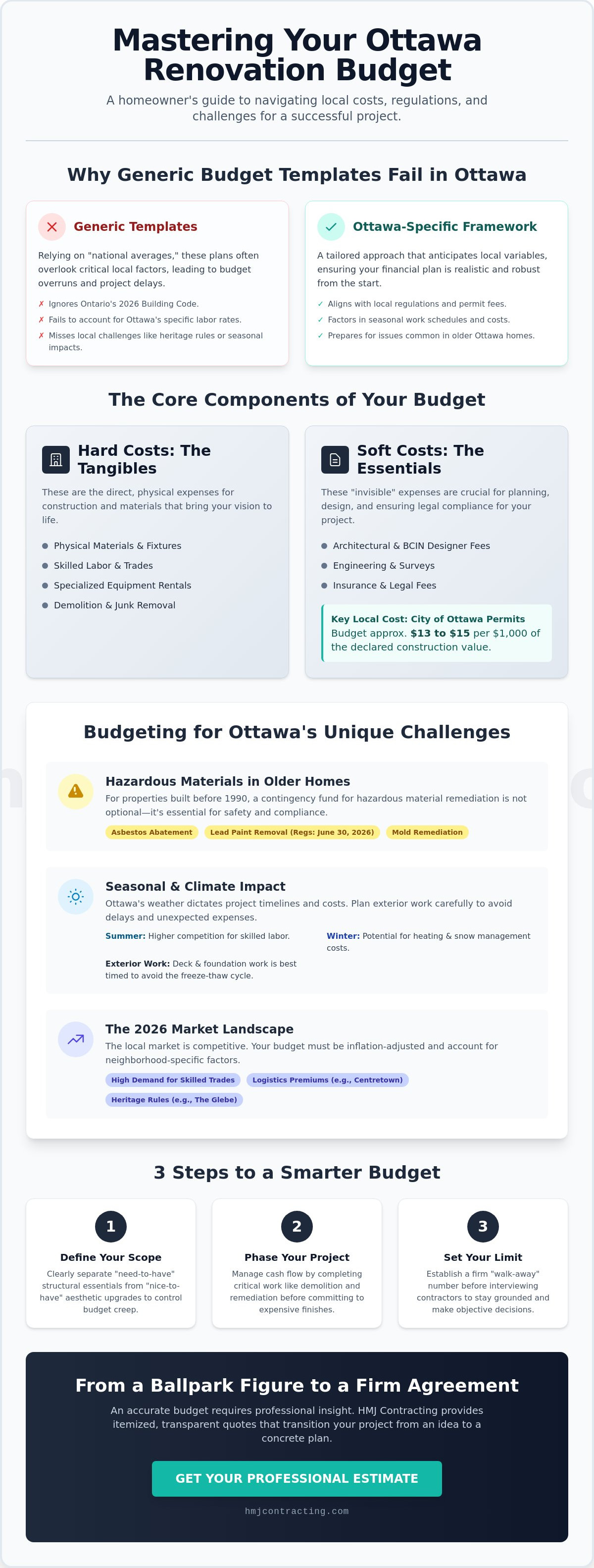 Renovation budget template for Ottawa homes