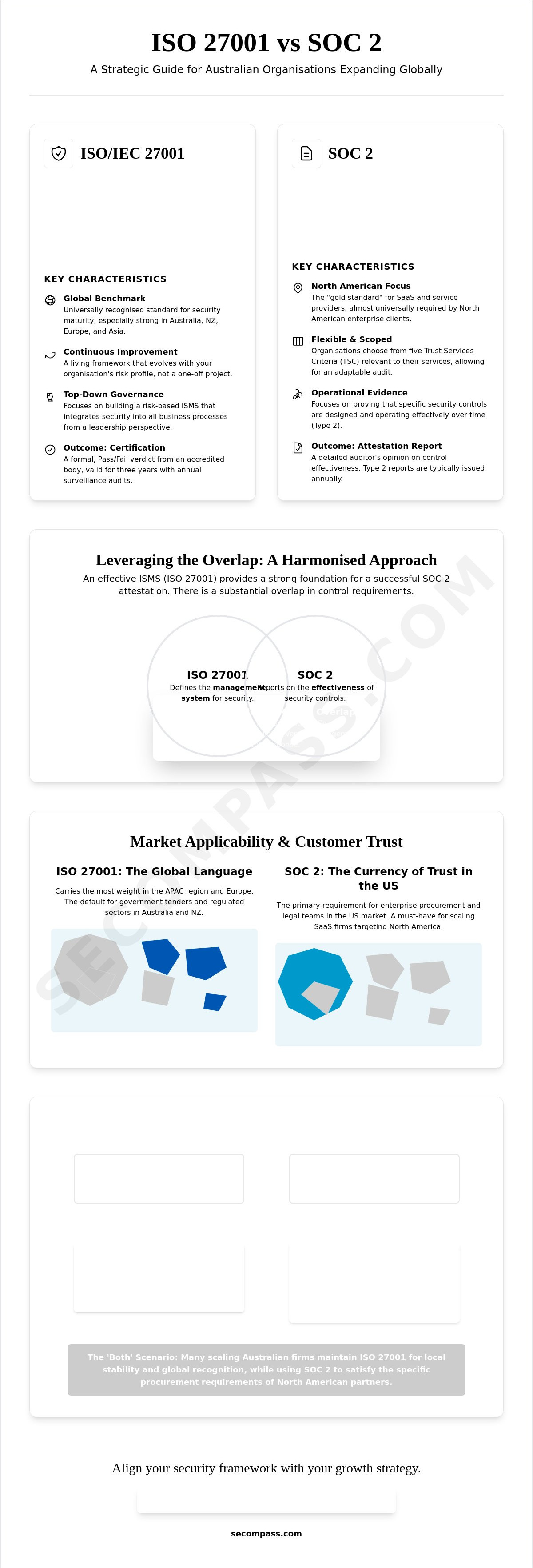 SOC 2 vs ISO 27001