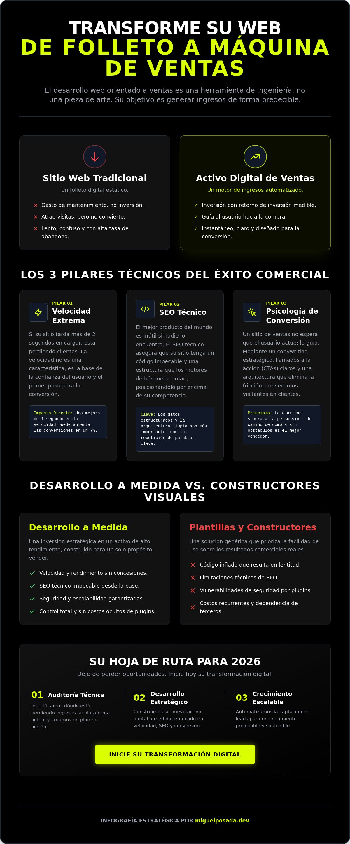 Desarrollo web orientado a ventas