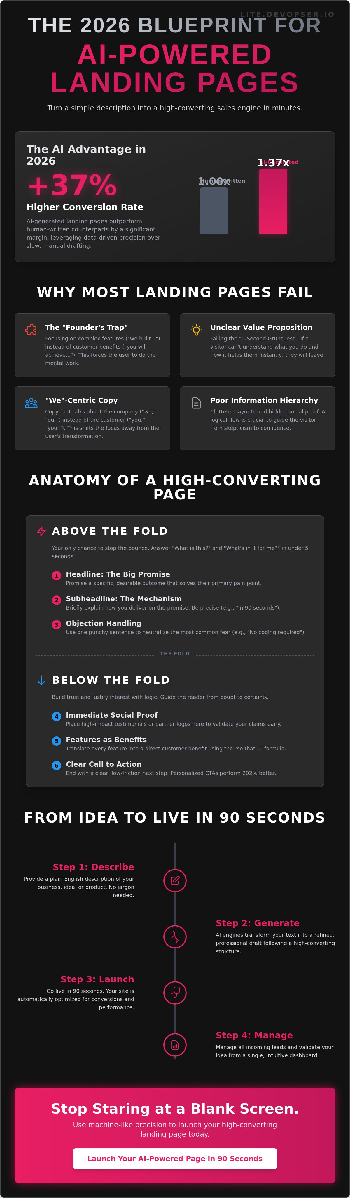 How to write landing page copy that converts