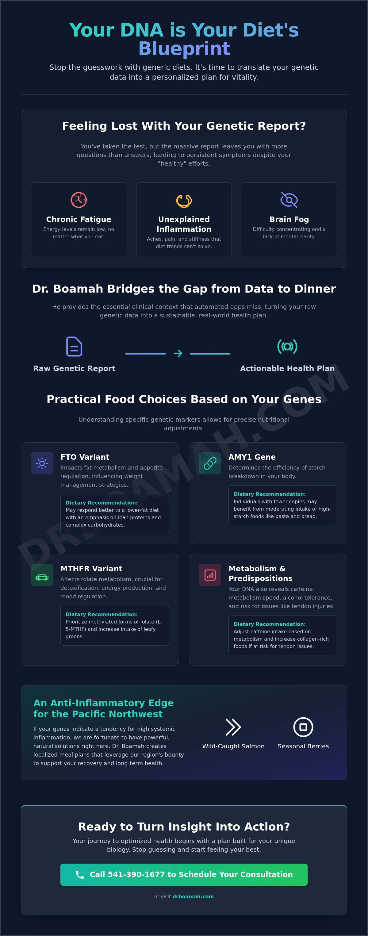 What to eat after genetic testing for nutrition
