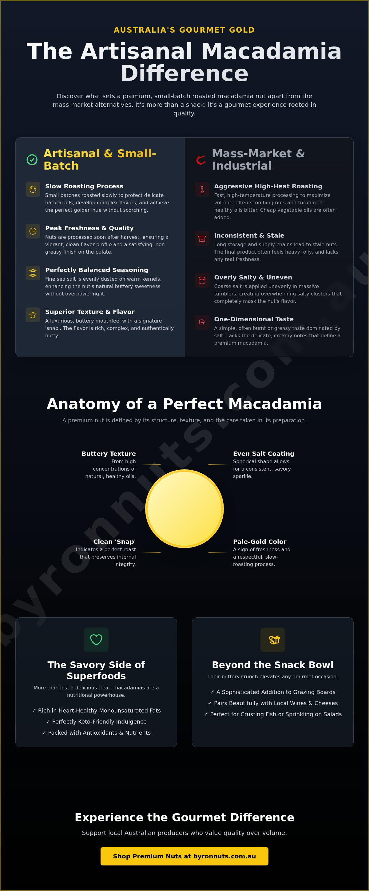 Salted macadamia nuts