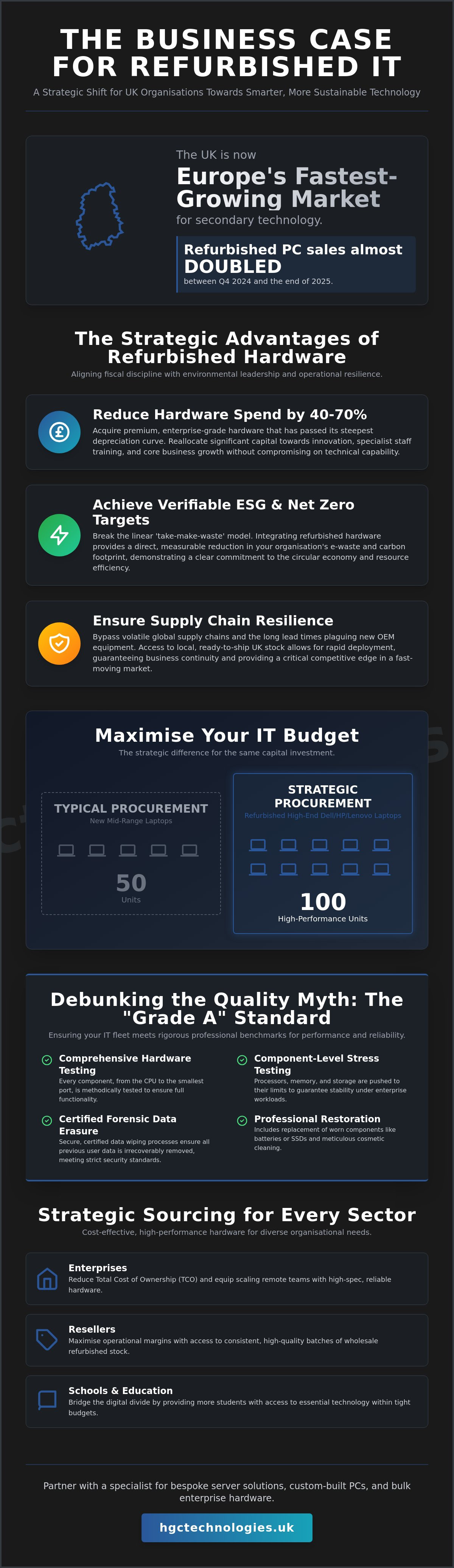 Business case for refurbished hardware