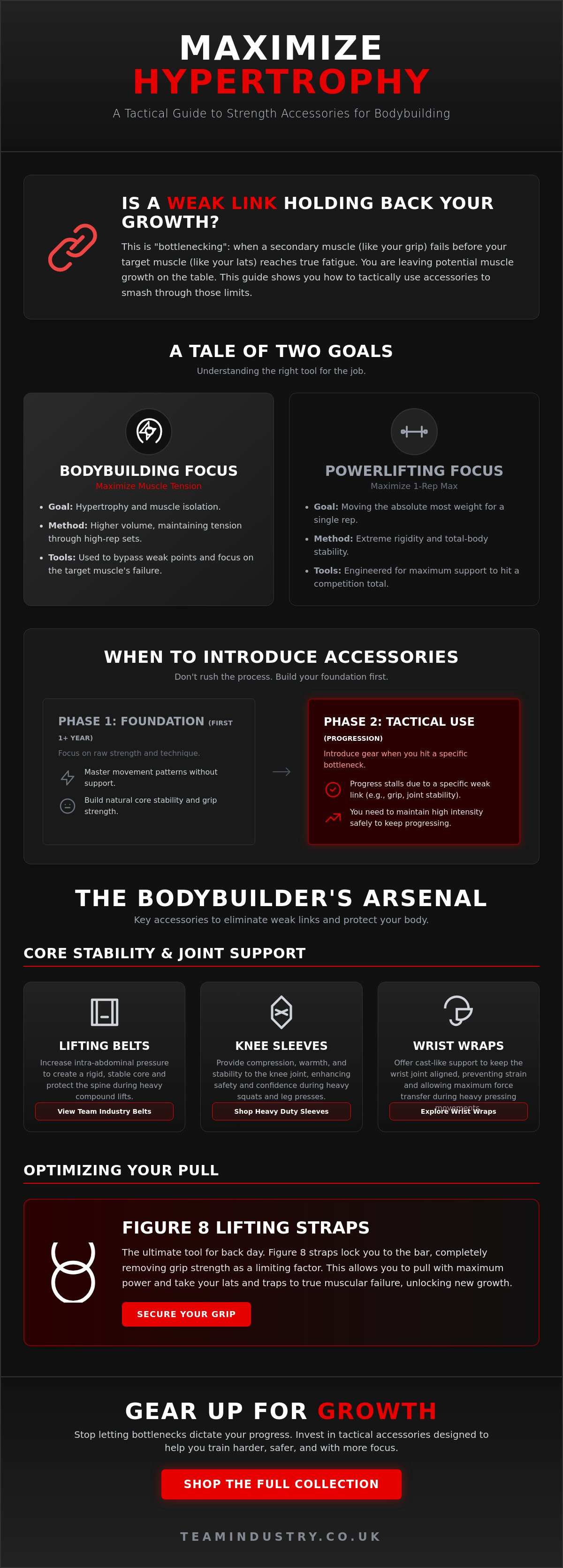 What are the strength accessories for bodybuilding