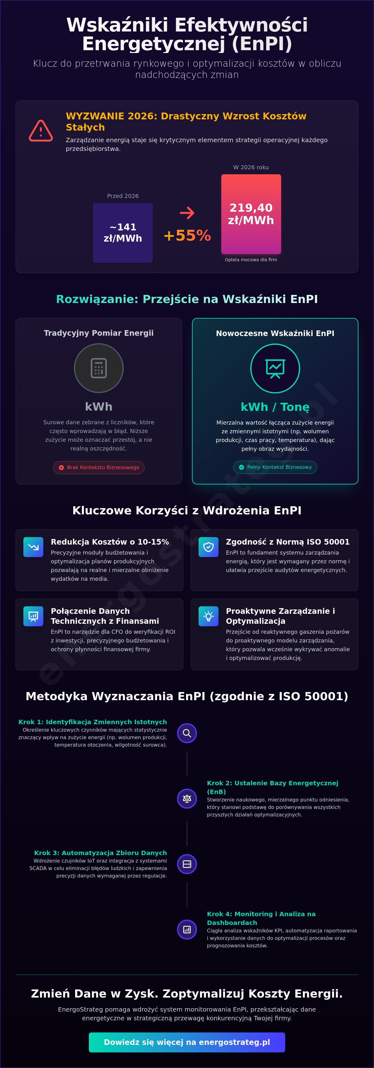 Wskaźniki efektywności energetycznej dla produkcji (EnPI)