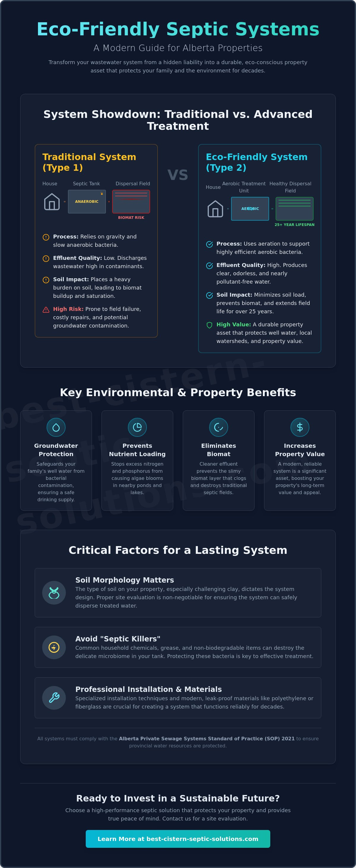 Eco-friendly septic systems Alberta