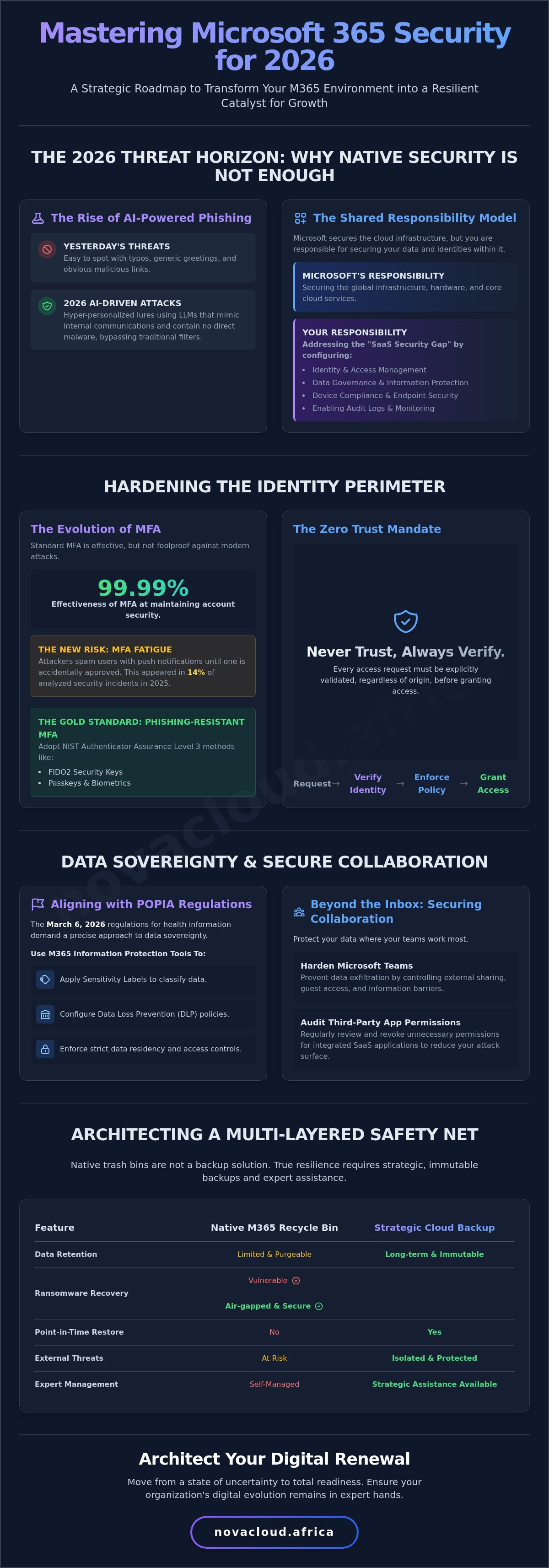 Microsoft 365 security best practices for 2026
