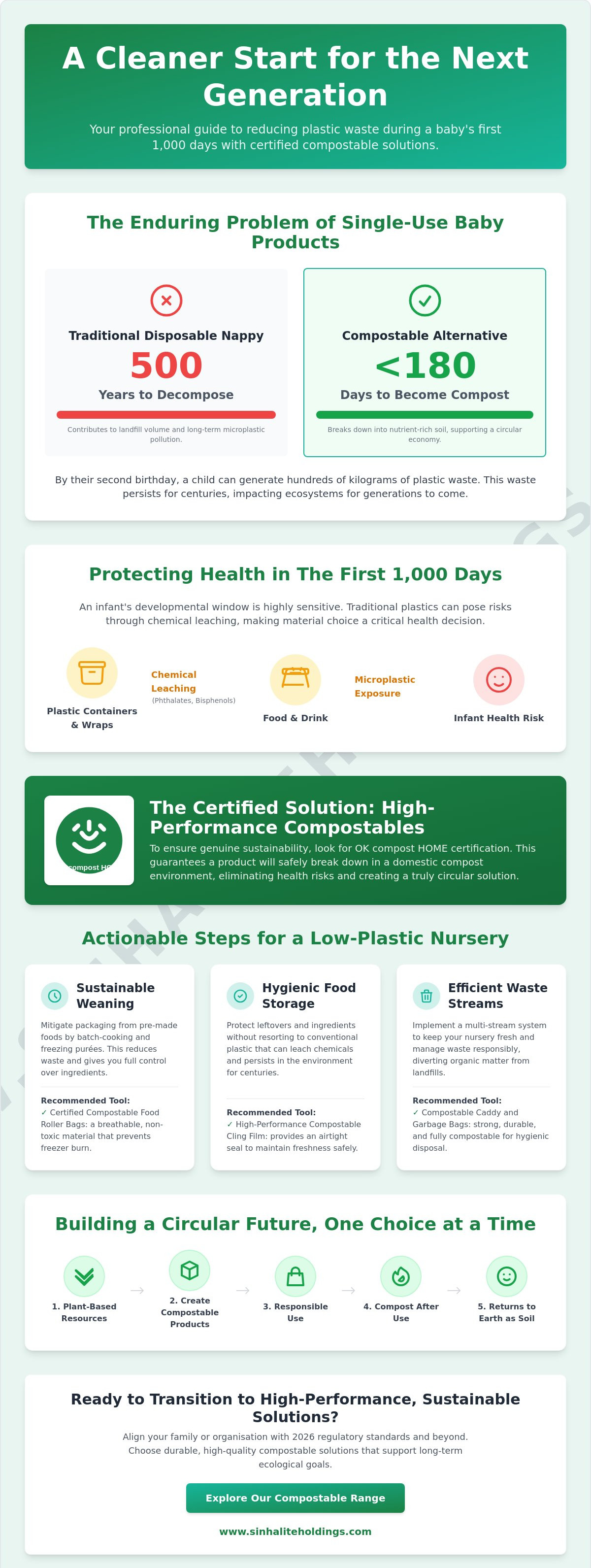 Reducing plastic waste with a new baby
