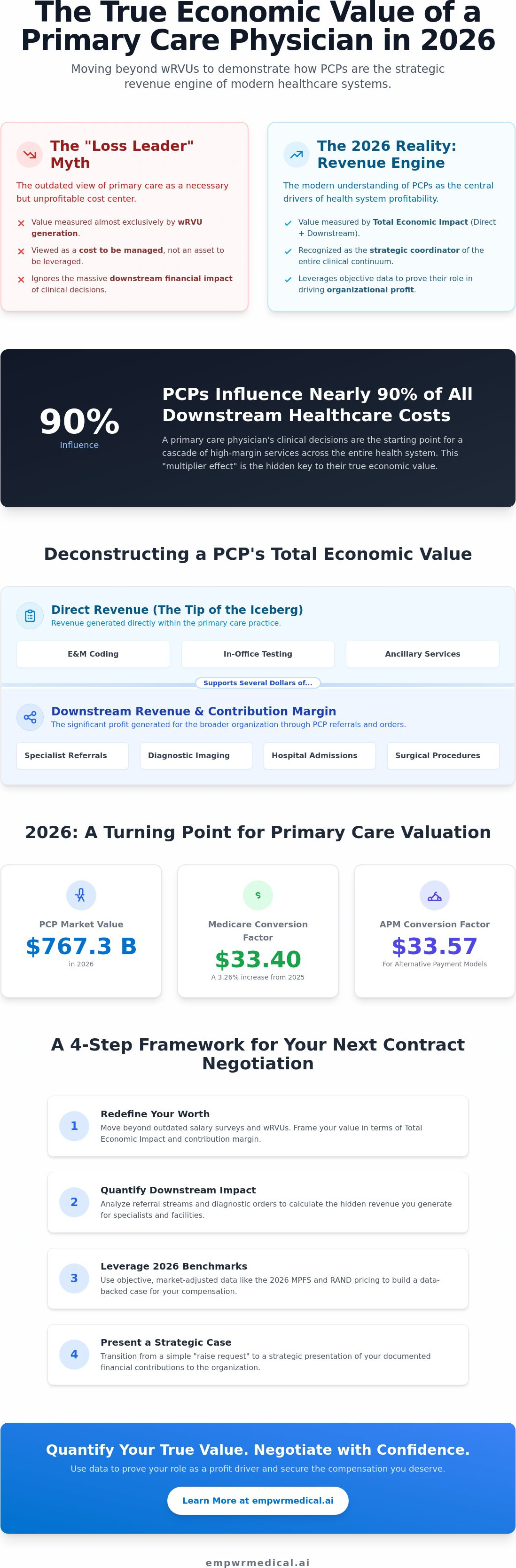 Economic value of a primary care physician