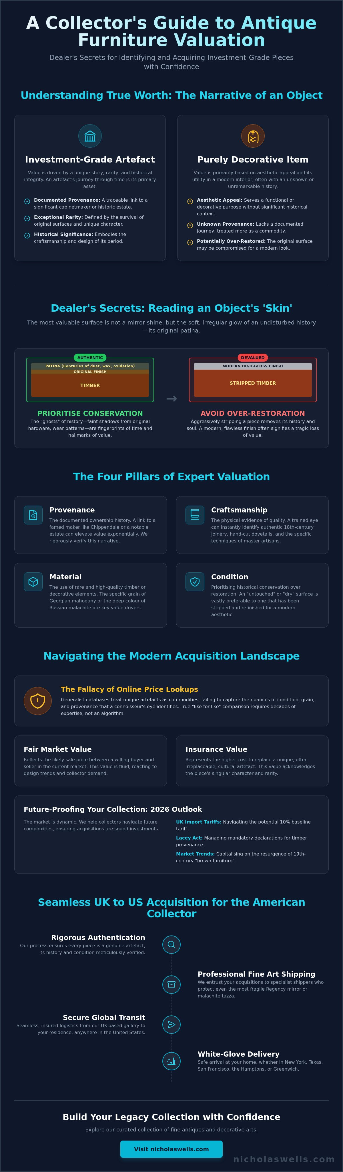 Antique furniture valuation guide