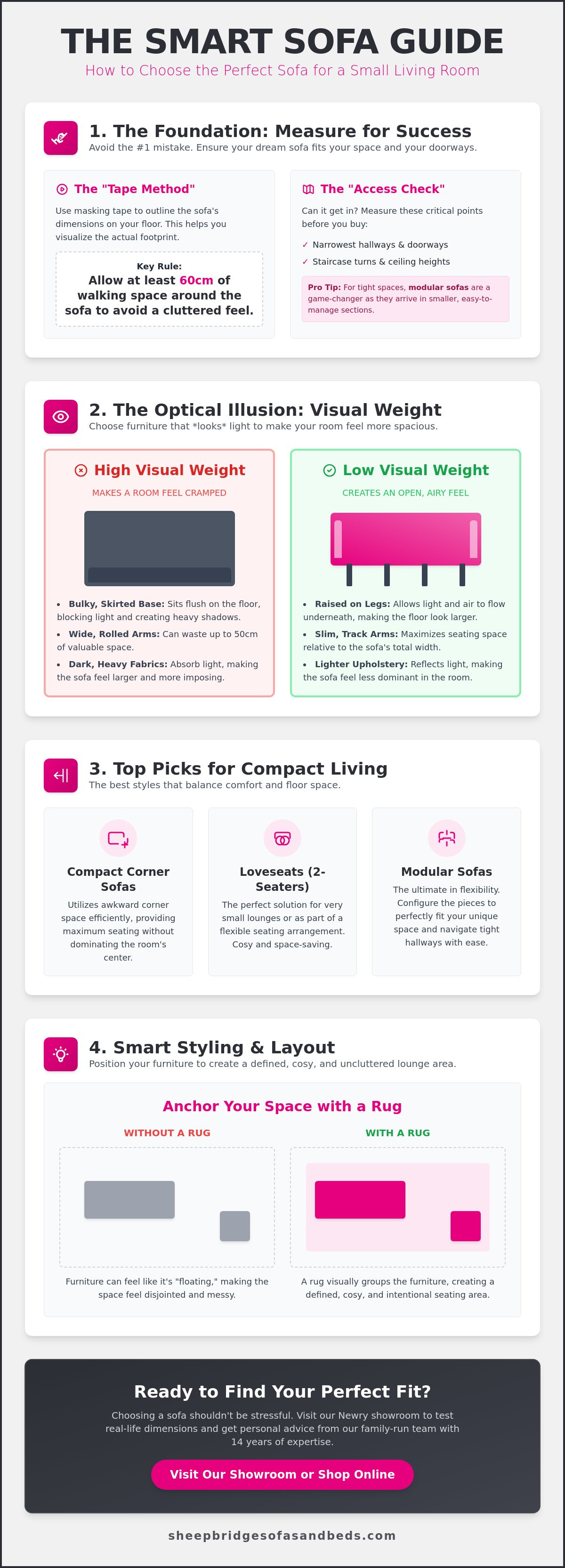 How to choose a sofa for a small living room