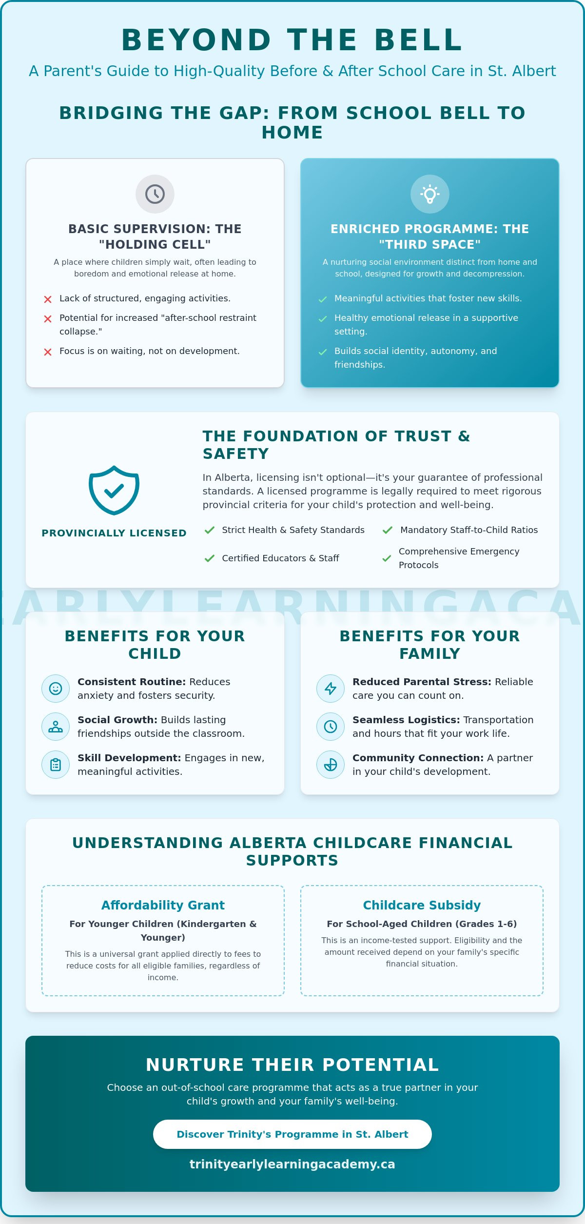 Before and after school care St. Albert