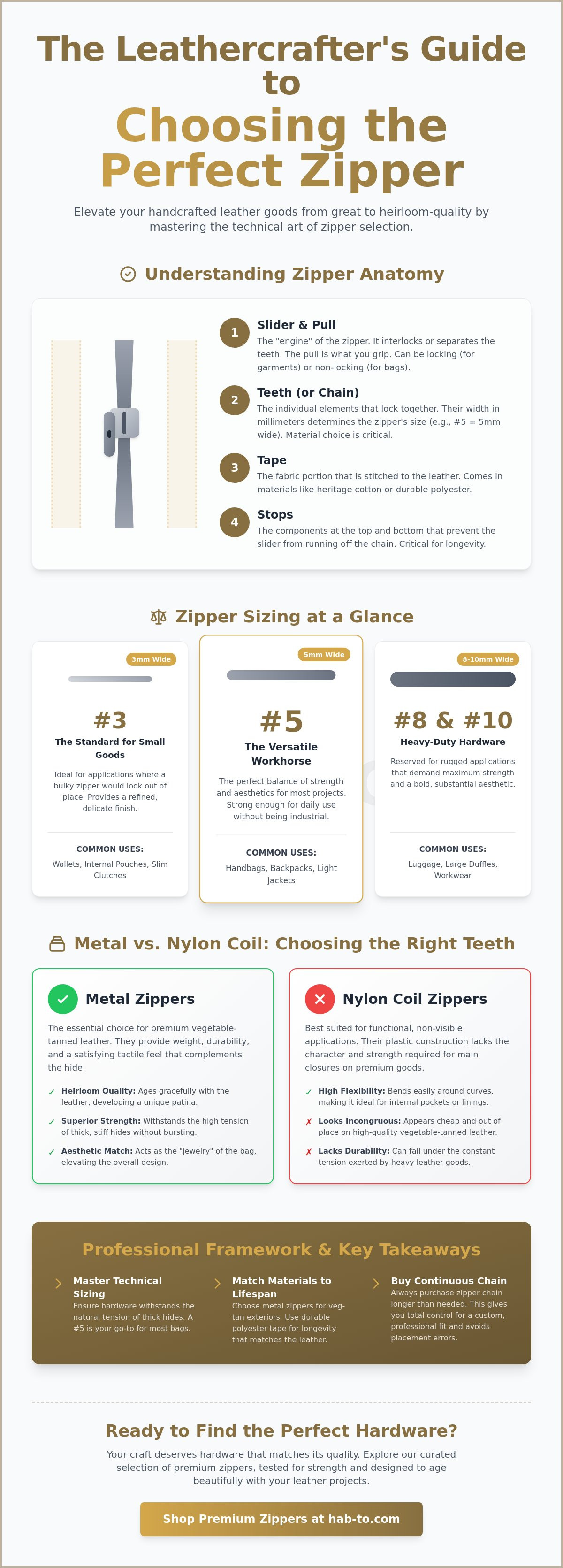 How to choose a zipper