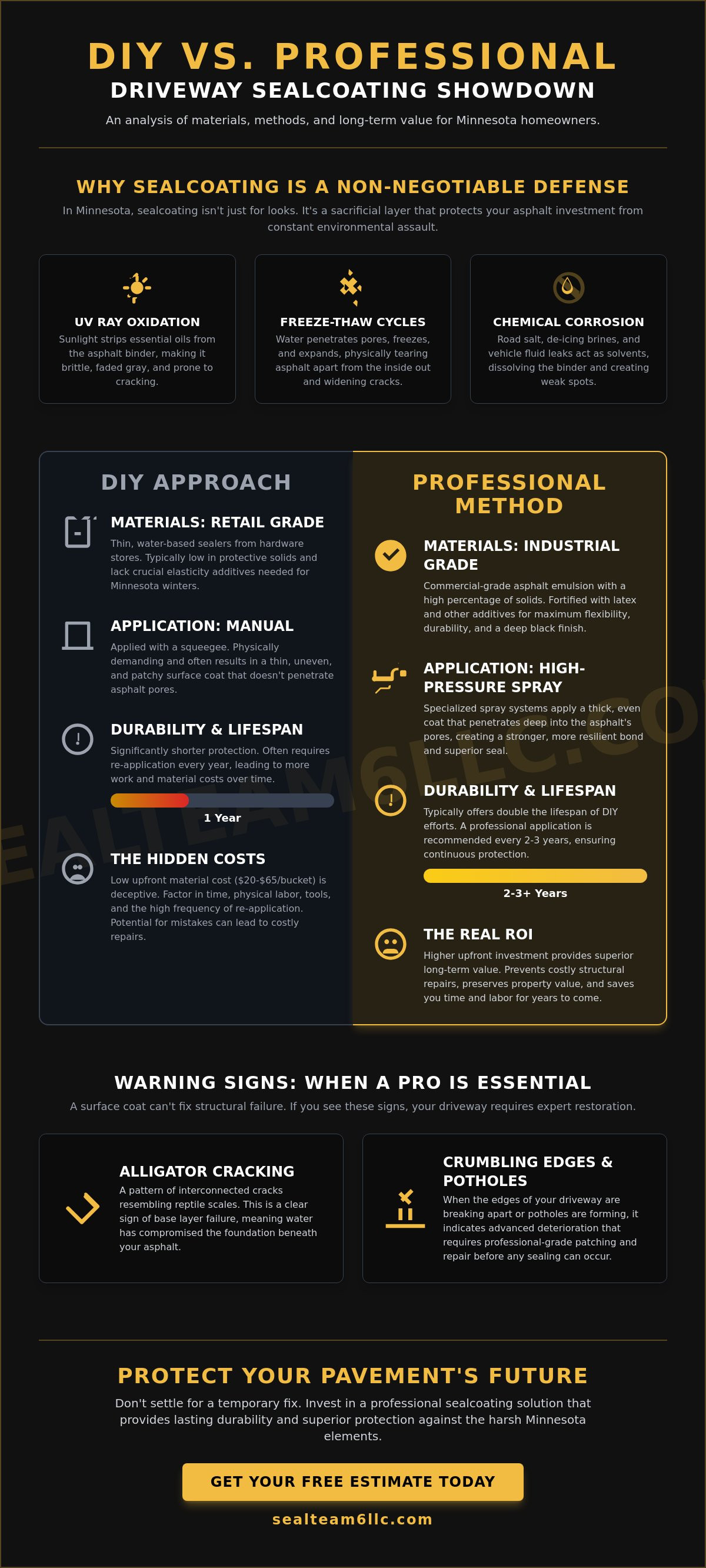 Sealcoating diy vs professional