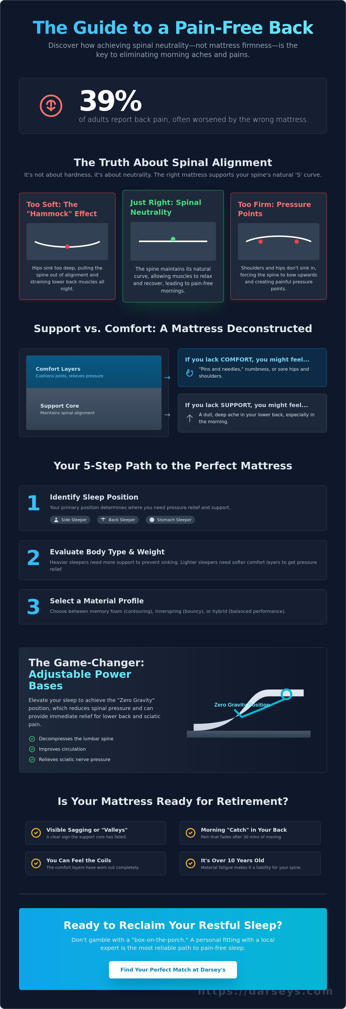 Best mattress for back pain Texas