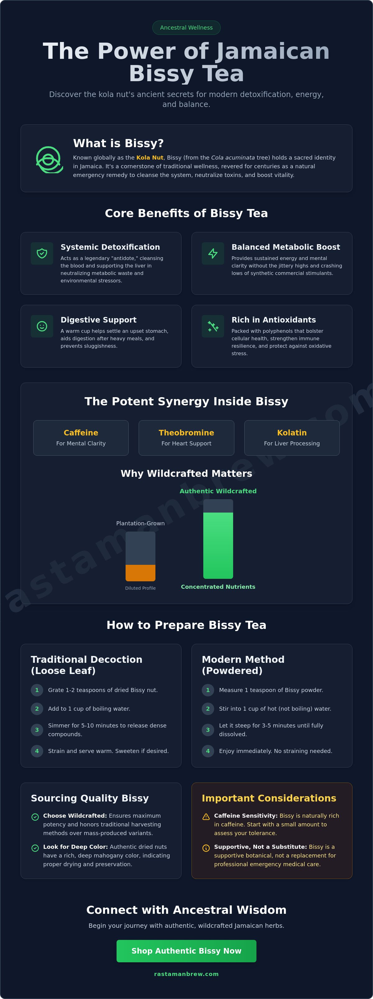 Jamaican bissy tea benefits